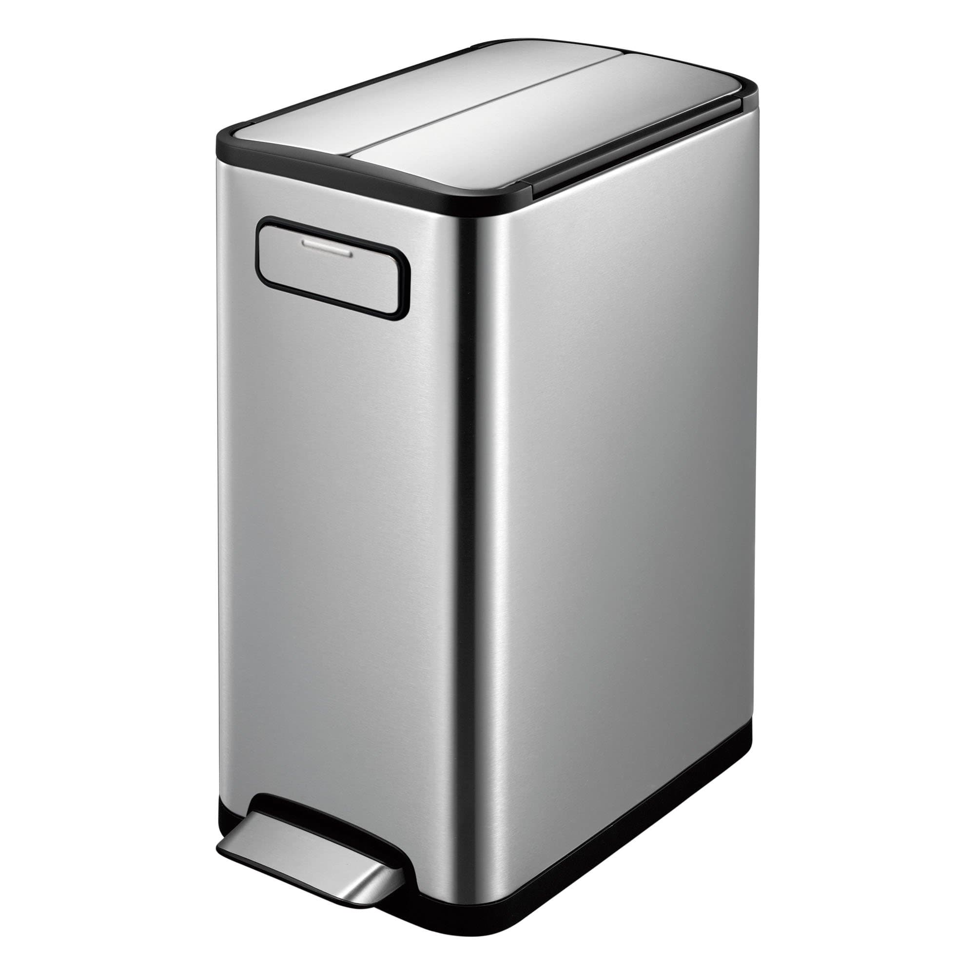 EKO 93772R-1 Ecofly Dual Compartment Recycle Step Bin