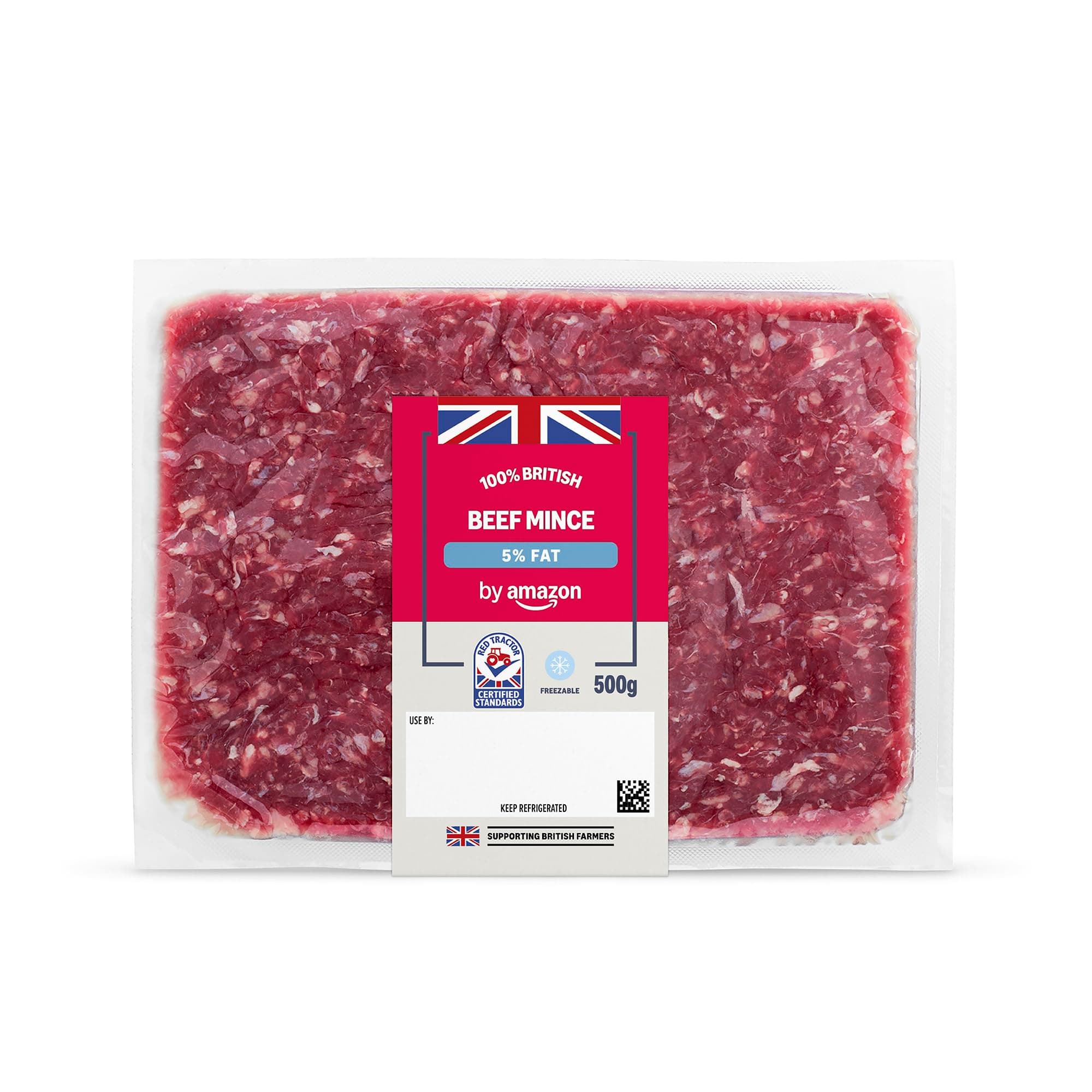 by Amazon 5% Fat British Beef Mince, 500g , Pack of 1