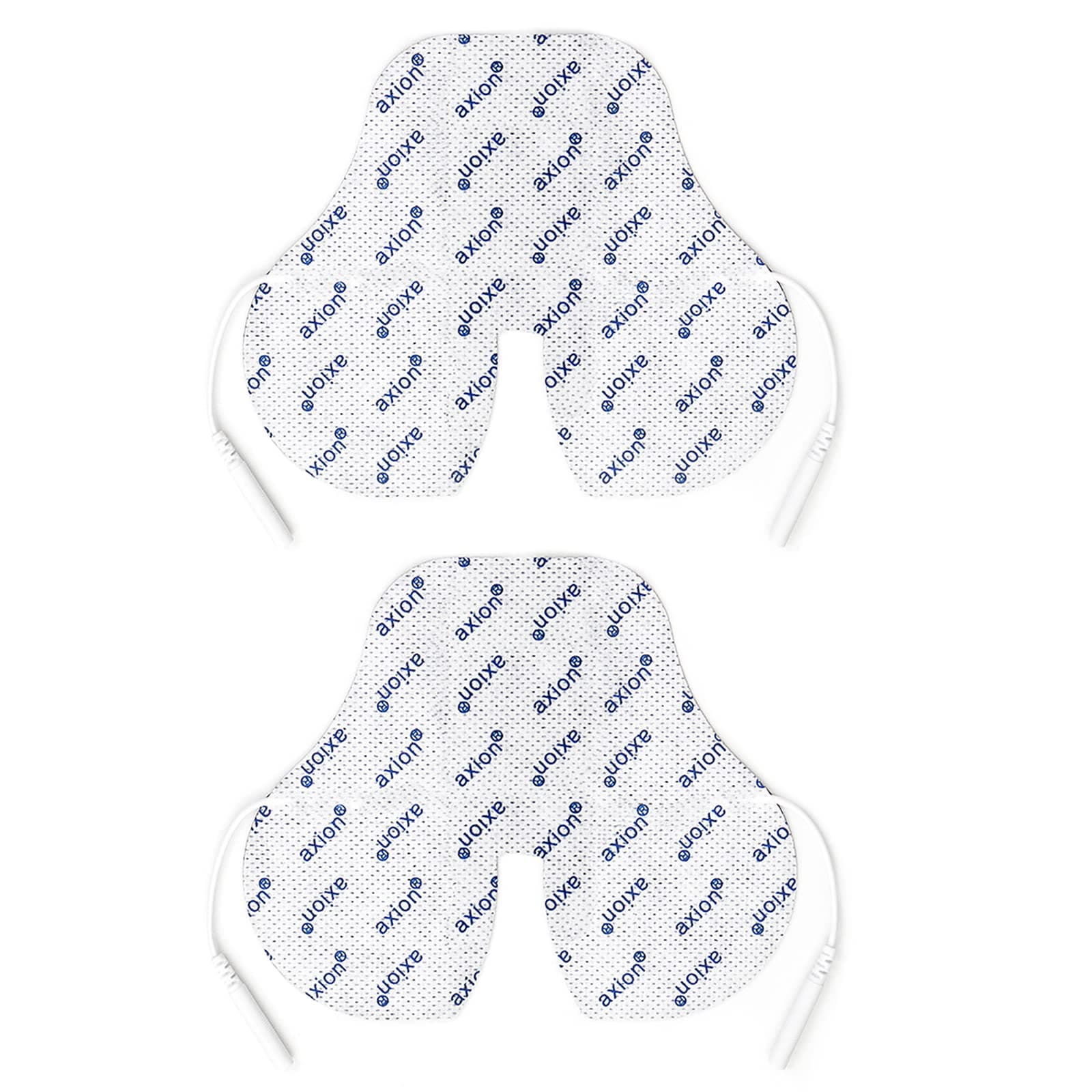 2pcs Adhesive Electrode Ideal Shape for TENS Therapy on The Neck, Back and Shoulders | Reusable Self-Adhesive Electrodes for TENS Units