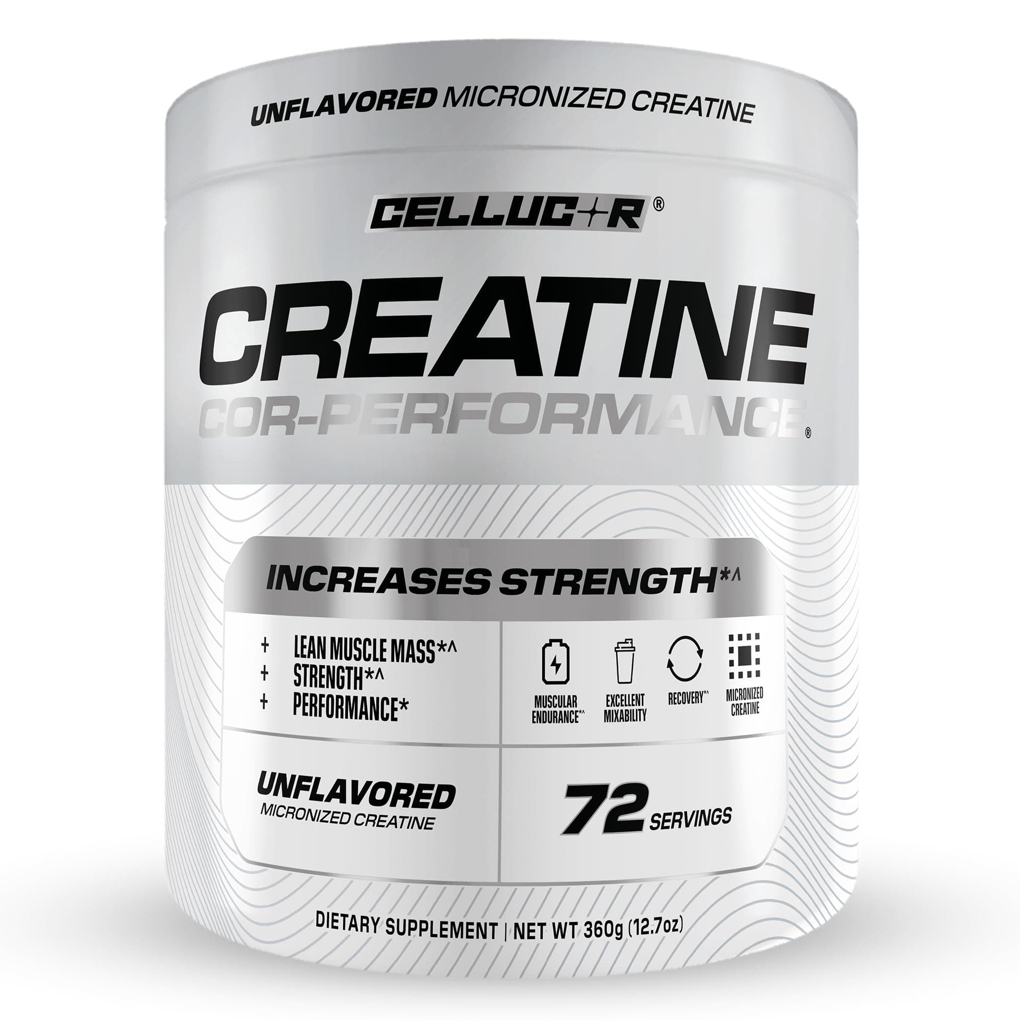 Cellucor Cor-Performance Creatine Monohydrate for Strength and Muscle Growth, 72 Servings