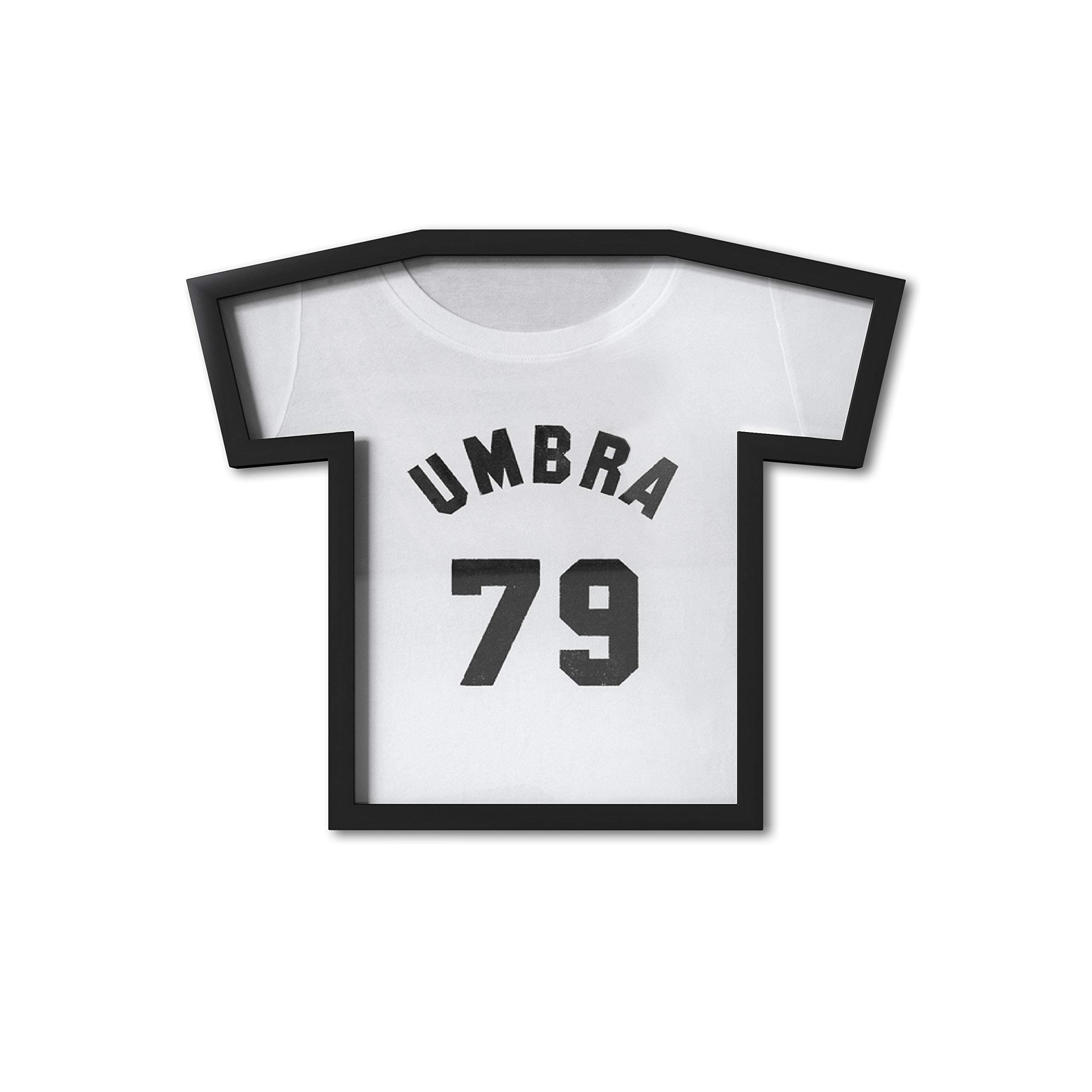Umbra T-Frame T-Shirt Plastic Display Case (54.31 cm x 49.71 cm x 2.38 cm, Black)