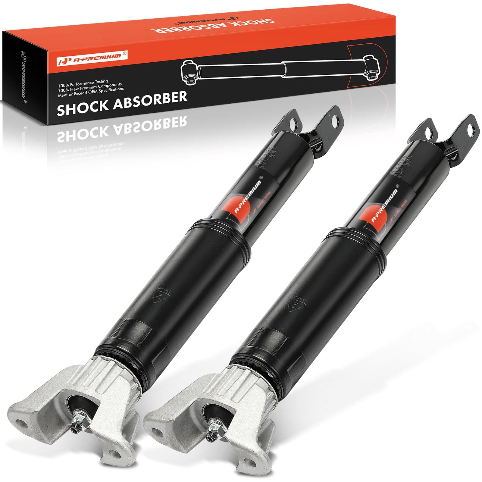 A-Premium Rear Pair (2) Shock Absorber Compatible with Dodge Durango 2014-2023, AWD, 4-Door, Sport Suspension, Driver and Passenger Side