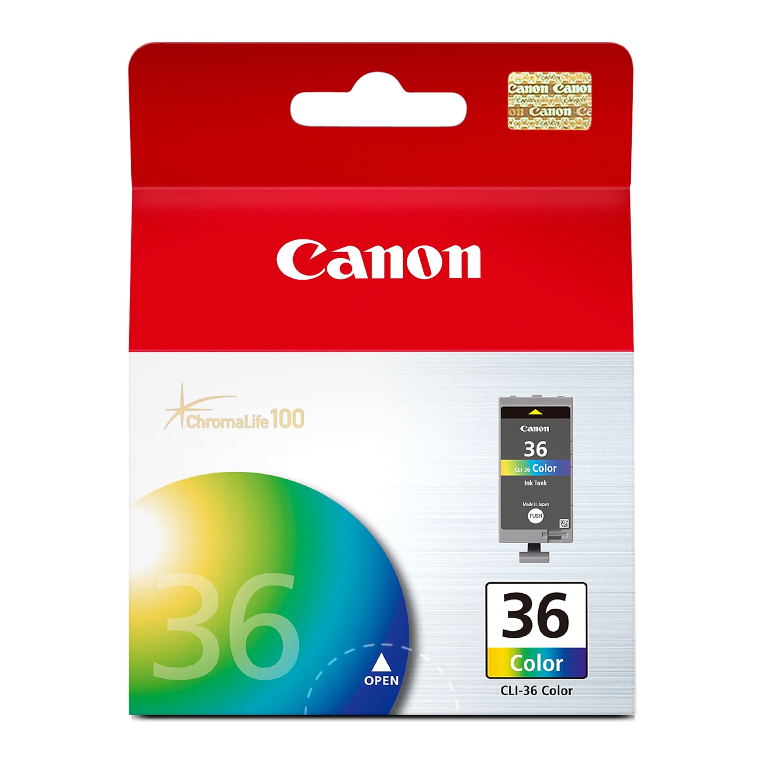 Canon CLI-36 Color Ink Tank Compatible to mini320, mini260, iP100, iP110