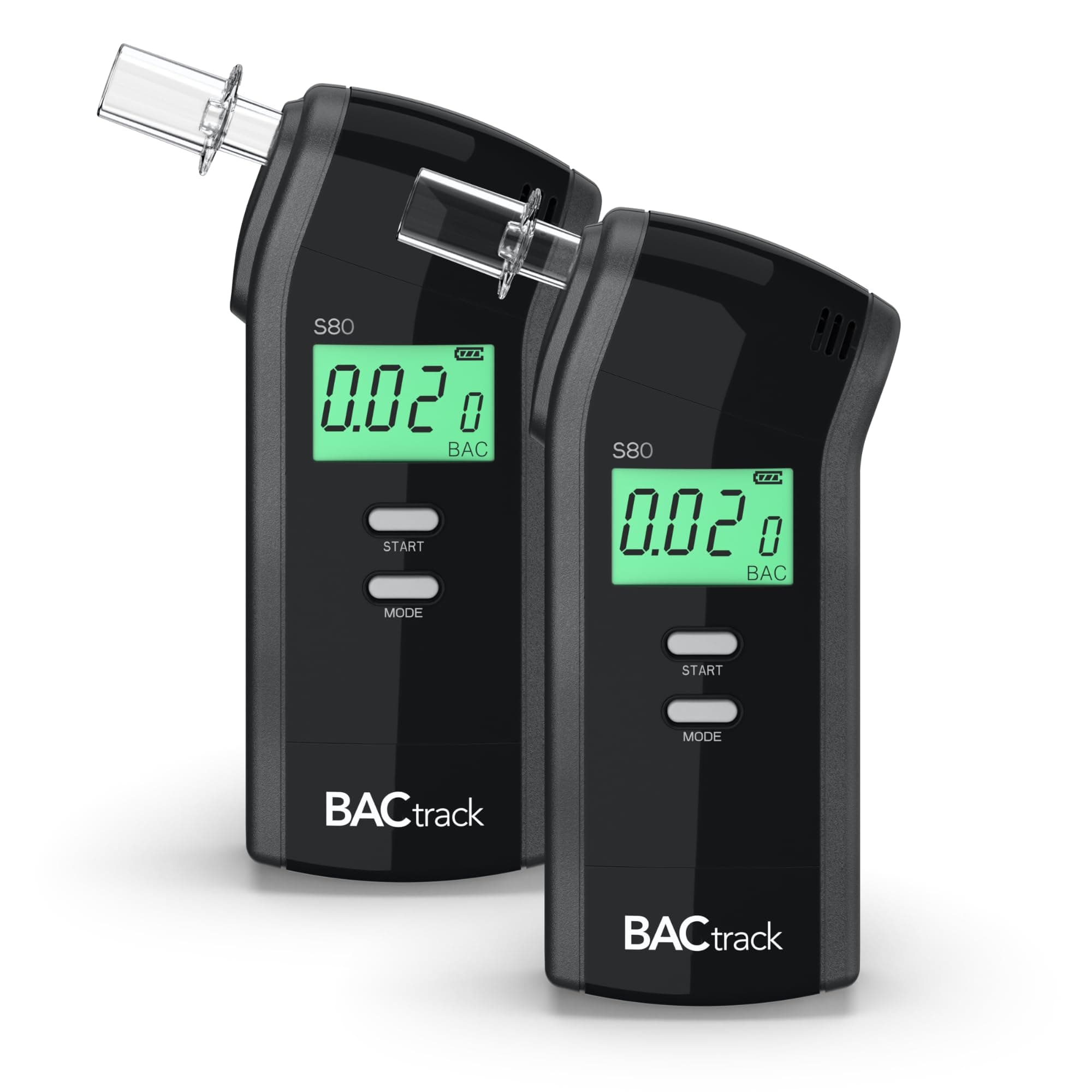 BACtrack S80 Breathalyzer (2 Pack) | Professional-Grade Accuracy | DOT & NHTSA Approved | FDA 510(k) Cleared | Portable Breath Alcohol Tester for Pers
