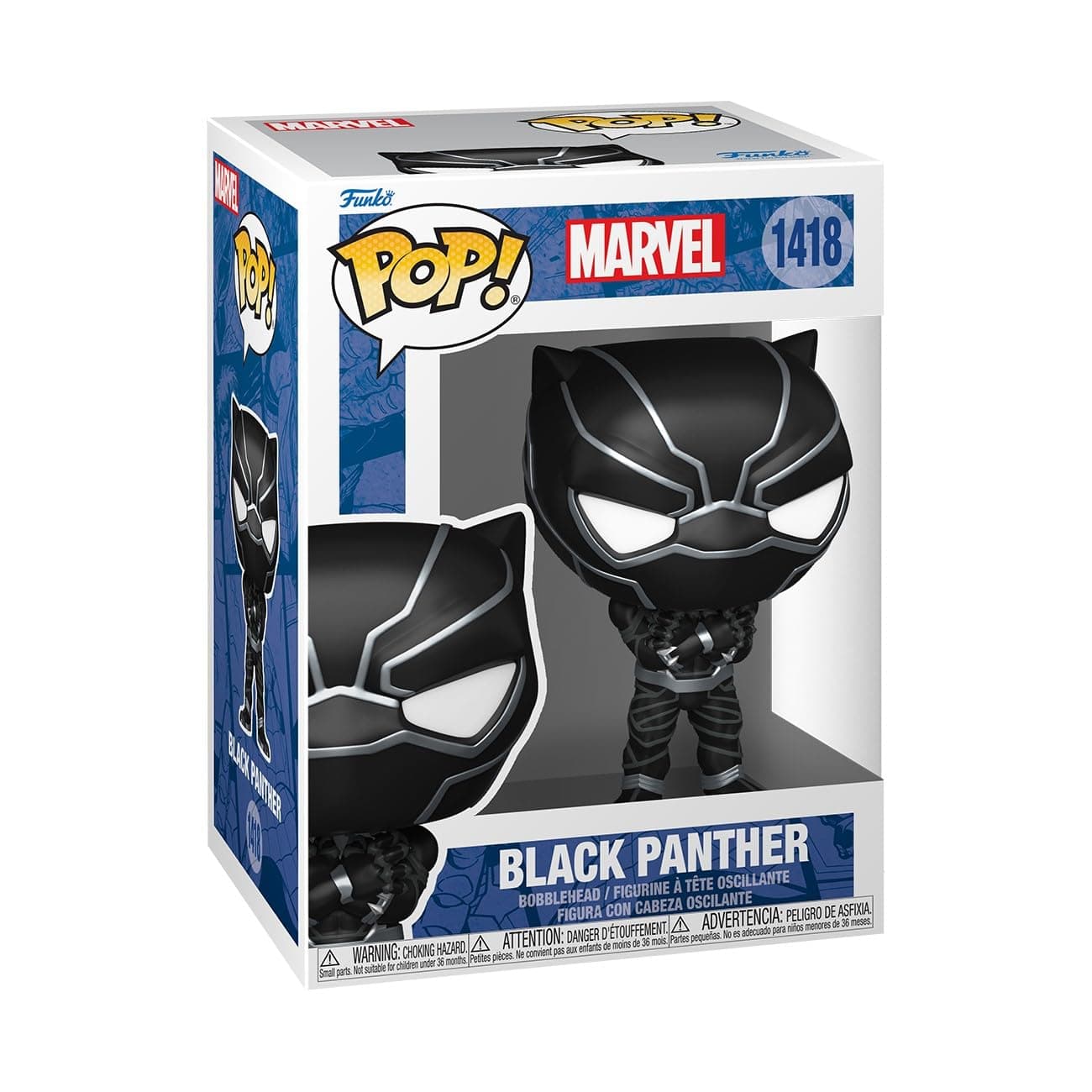 Funko Pop! Marvel: Marvel NC - Black Panther - Marvel Comics - Collectable Vinyl Figure - Gift Idea - Official Merchandise - Toys for Kids & Adults - Comic Books Fans - Model Figure for Collectors