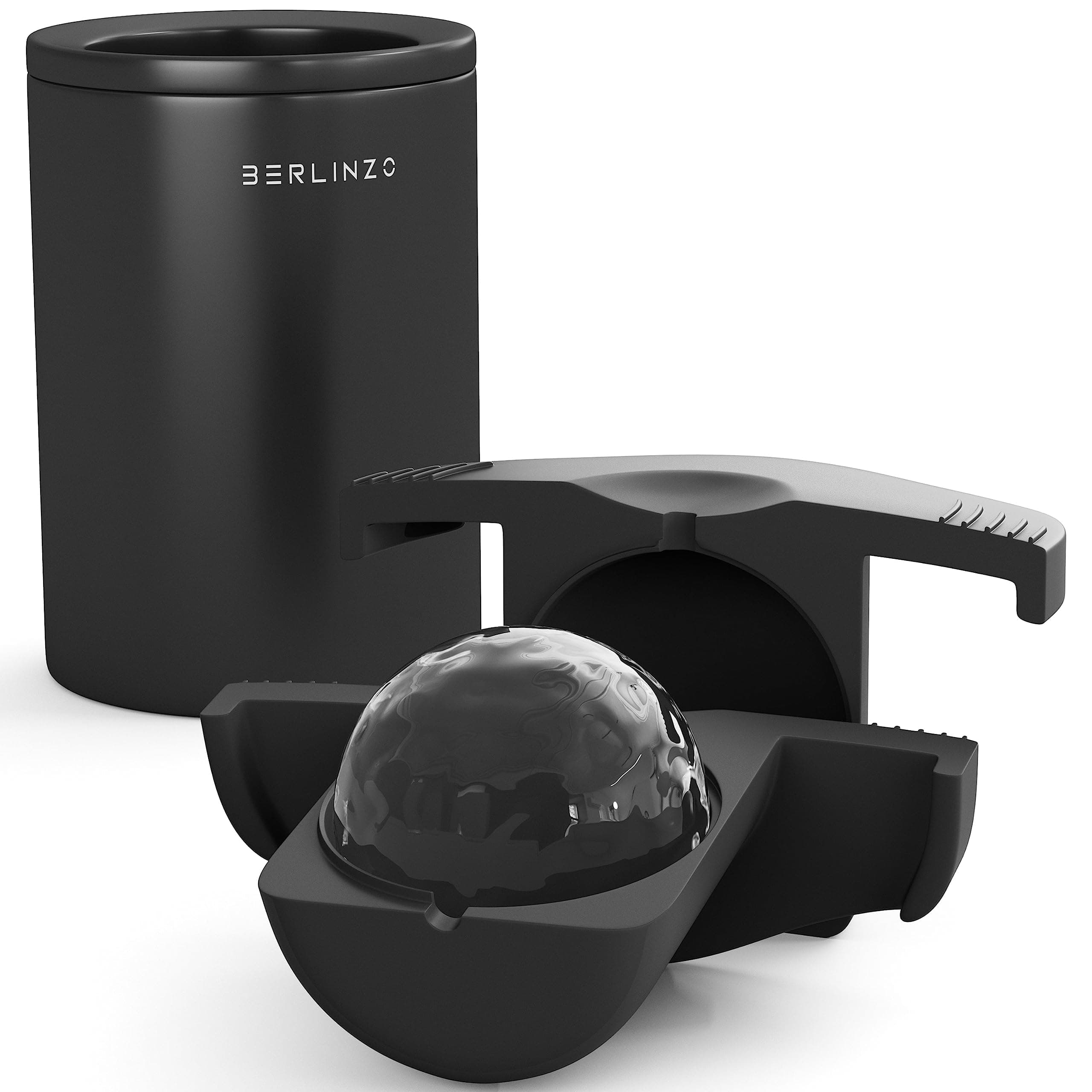 Premium Clear Ice Ball Maker Mold - Large 2.4-Inch Crystal Balls for Whiskey, Cocktails, and Bourbon - Easy-to-Remove Sphere Mold (Storage Bag Not Included)