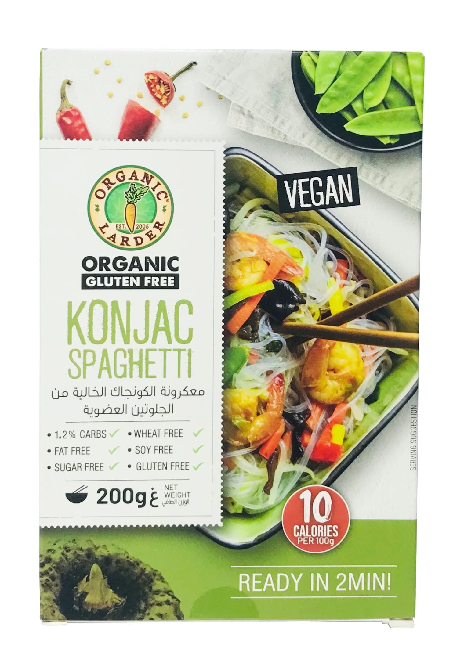 Organic Larder Konjac Spaghetti, 200g