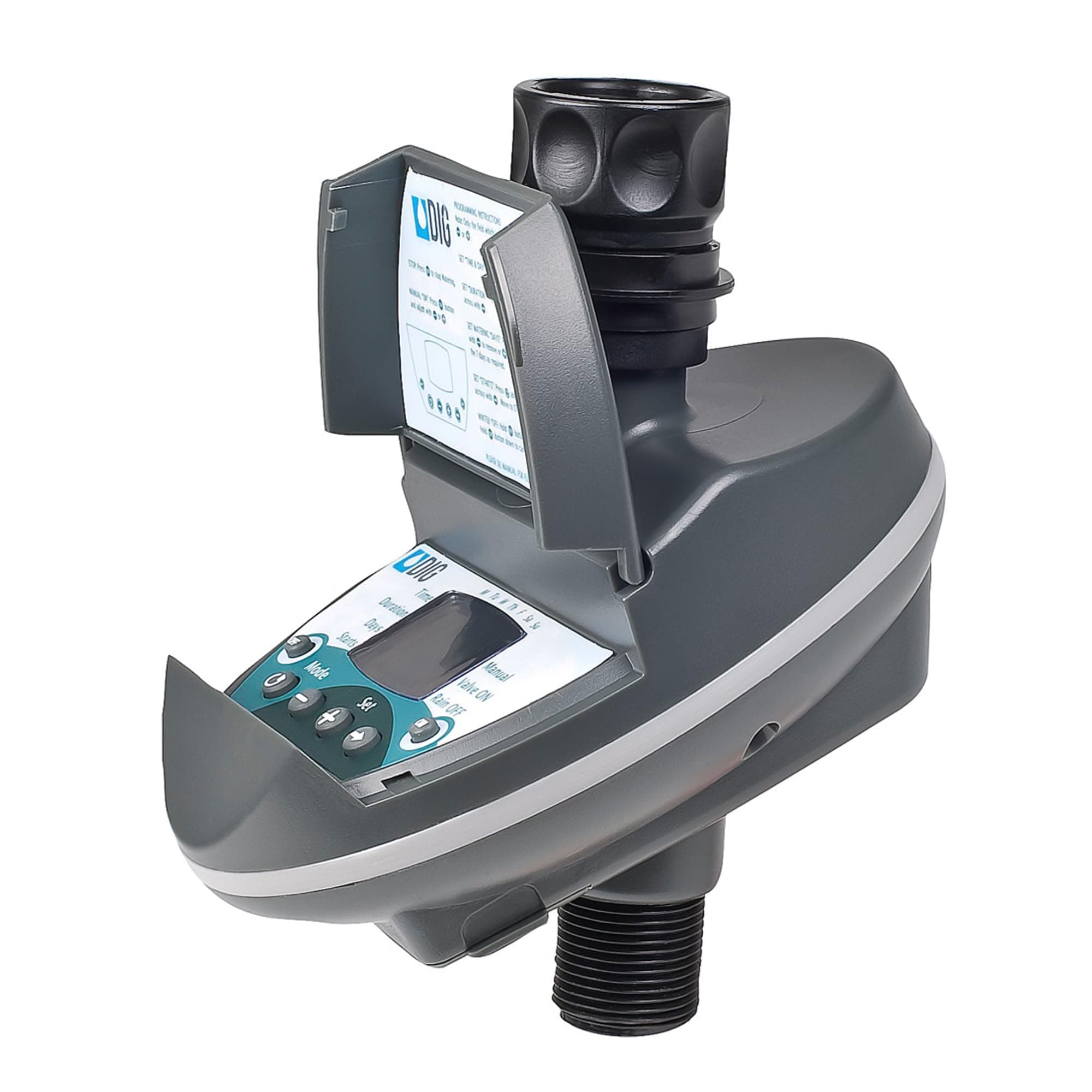 Dig Corporation Digital Hose End Watering Timer Clamshell 6.5" H X 4" W X 6" D