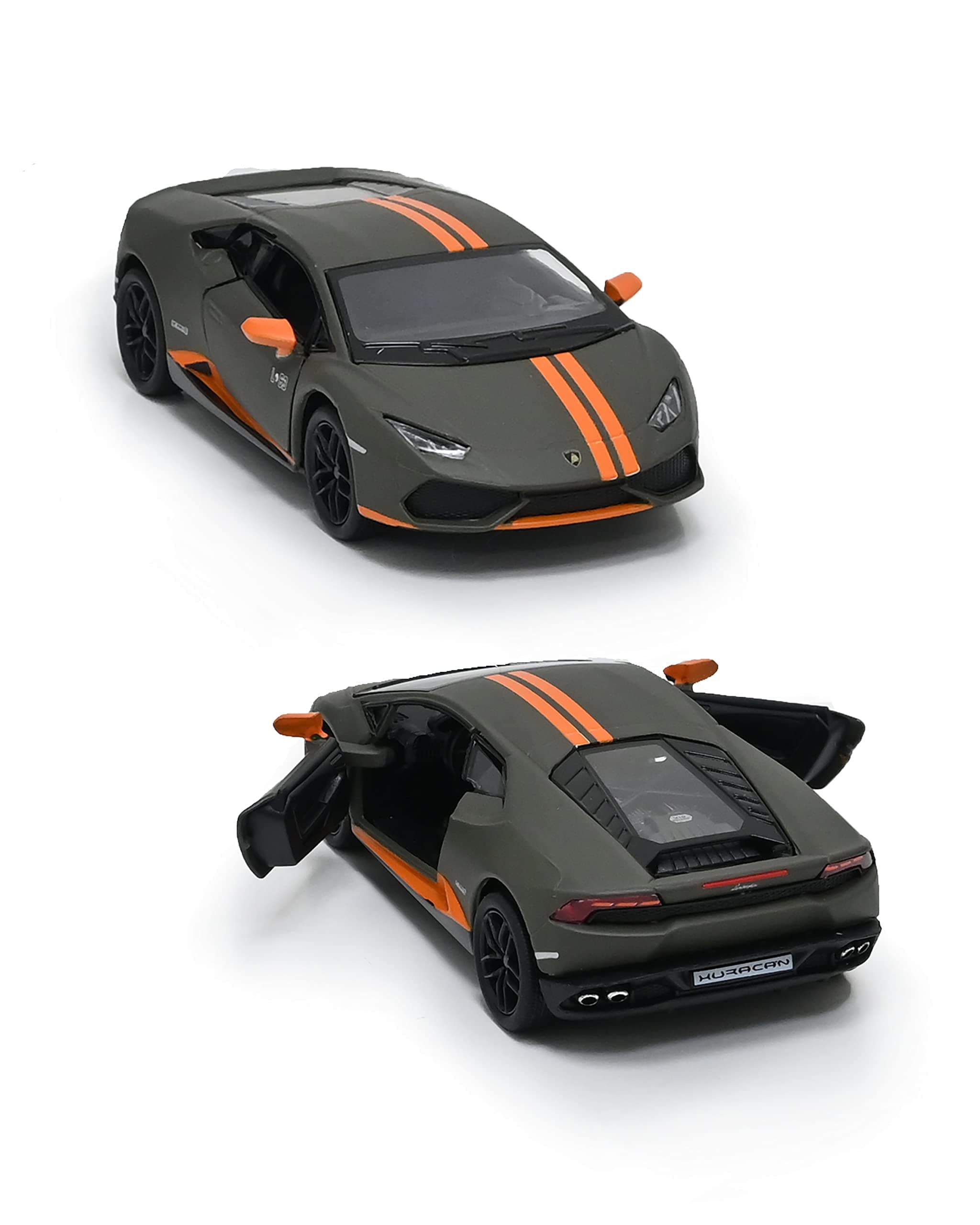 Die Cast Metal Doors Openable Pull Back Action Toy (Green)