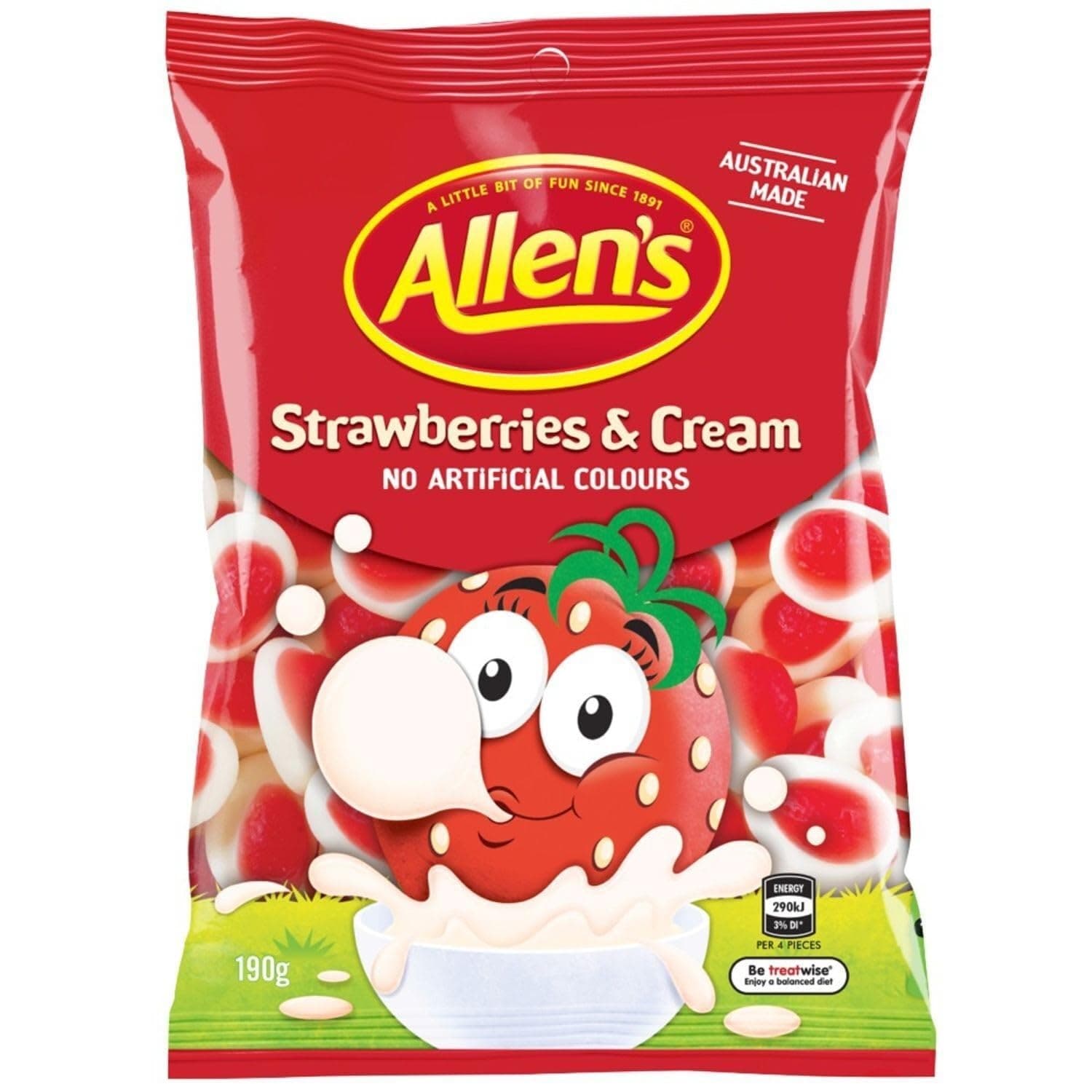Strawberries & Cream 190g