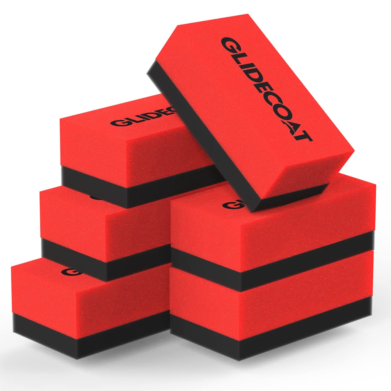 Glidecoat Ceramic Coating Applicator Sponges - Extremely Durable Ceramic Coating Applicator Pad for Detailing Cars, Boats, Motorcycles, RVs, and More - Smooth Application with No Wasted Product! (6)