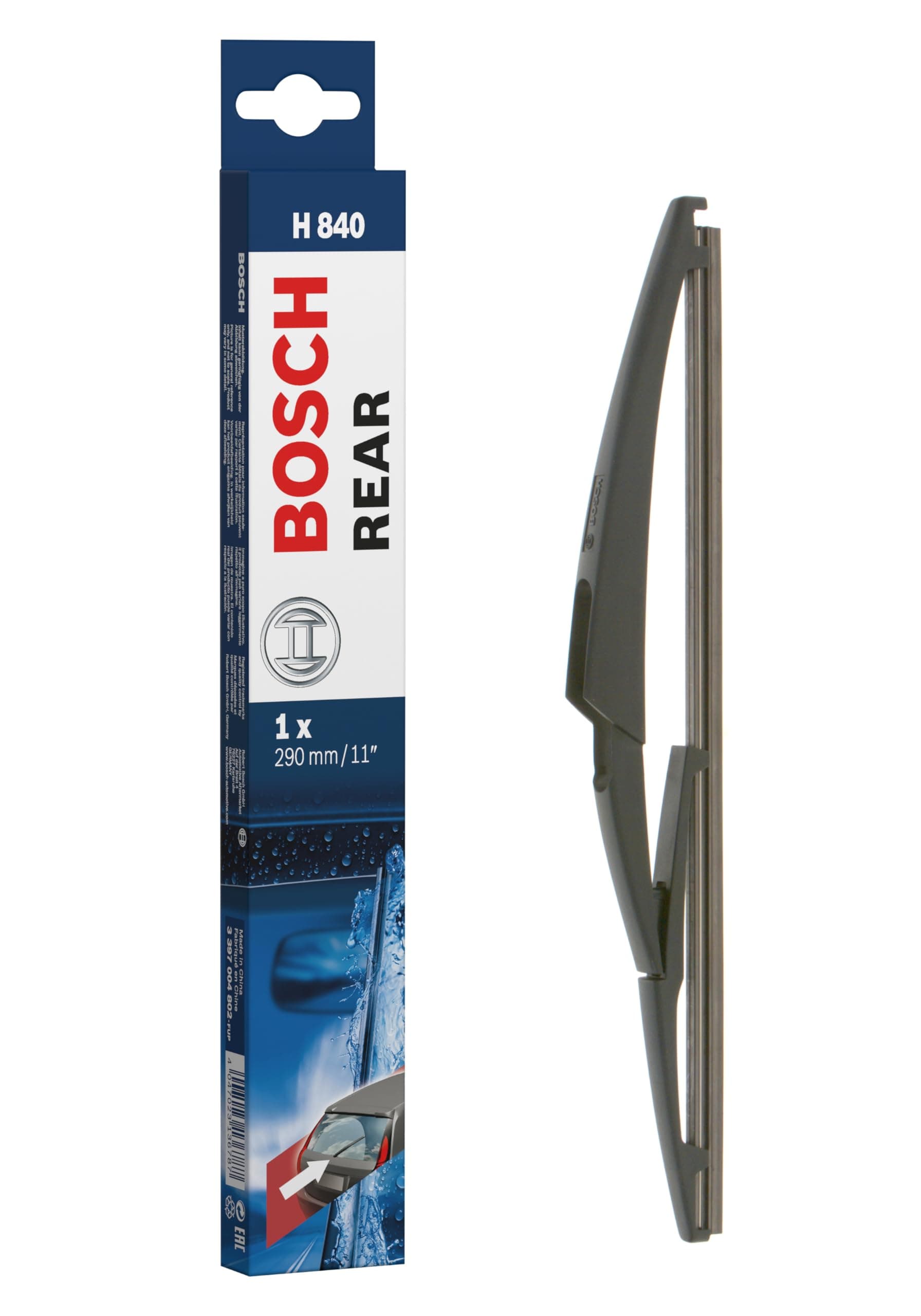 H840 Rear Wiper Blade; 11'' - Single