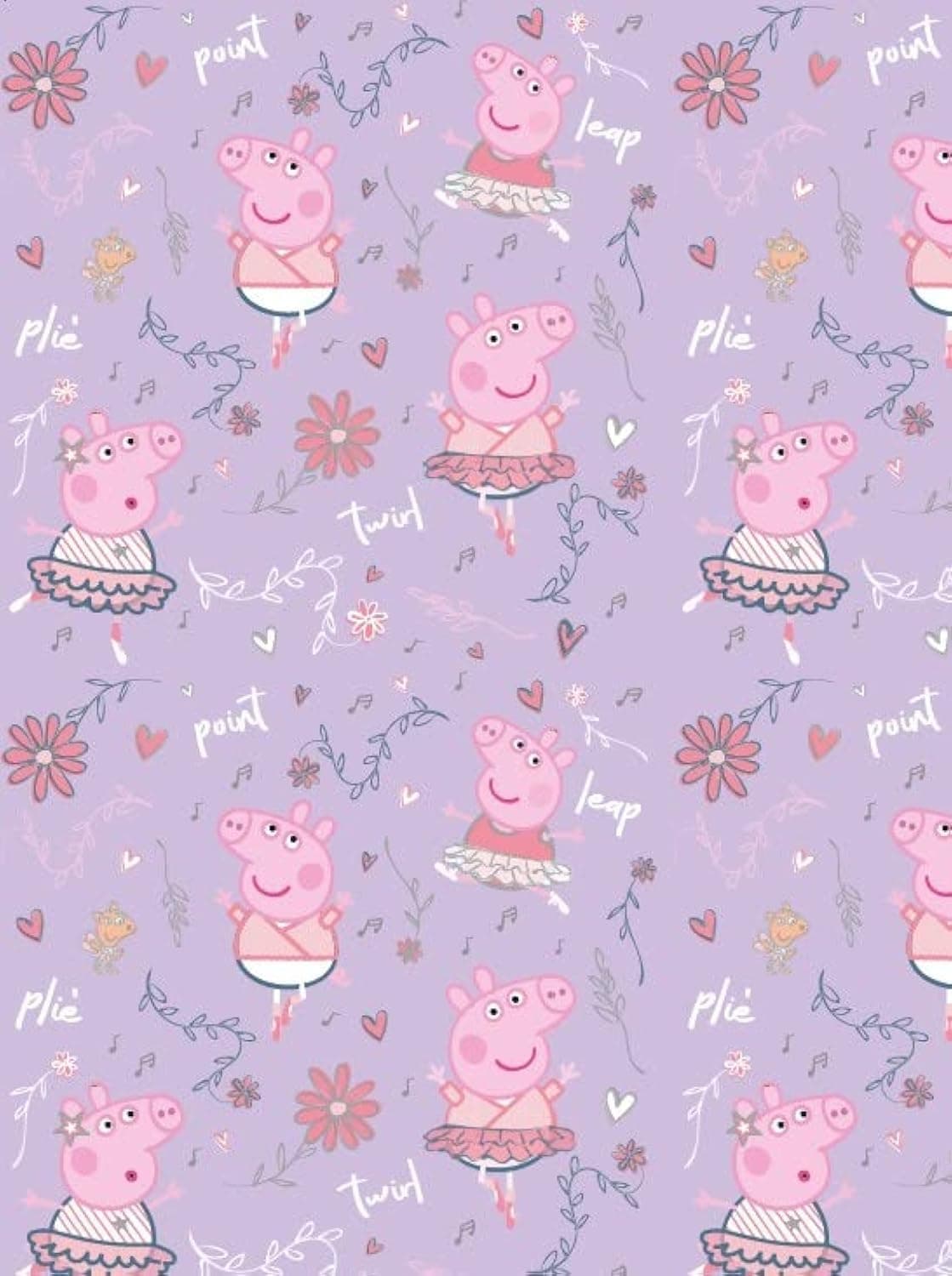 PEPPA PIG WRAPPING PAPER, 4M ROLL WRAP FOR PRESENTS, 4M X 69CM