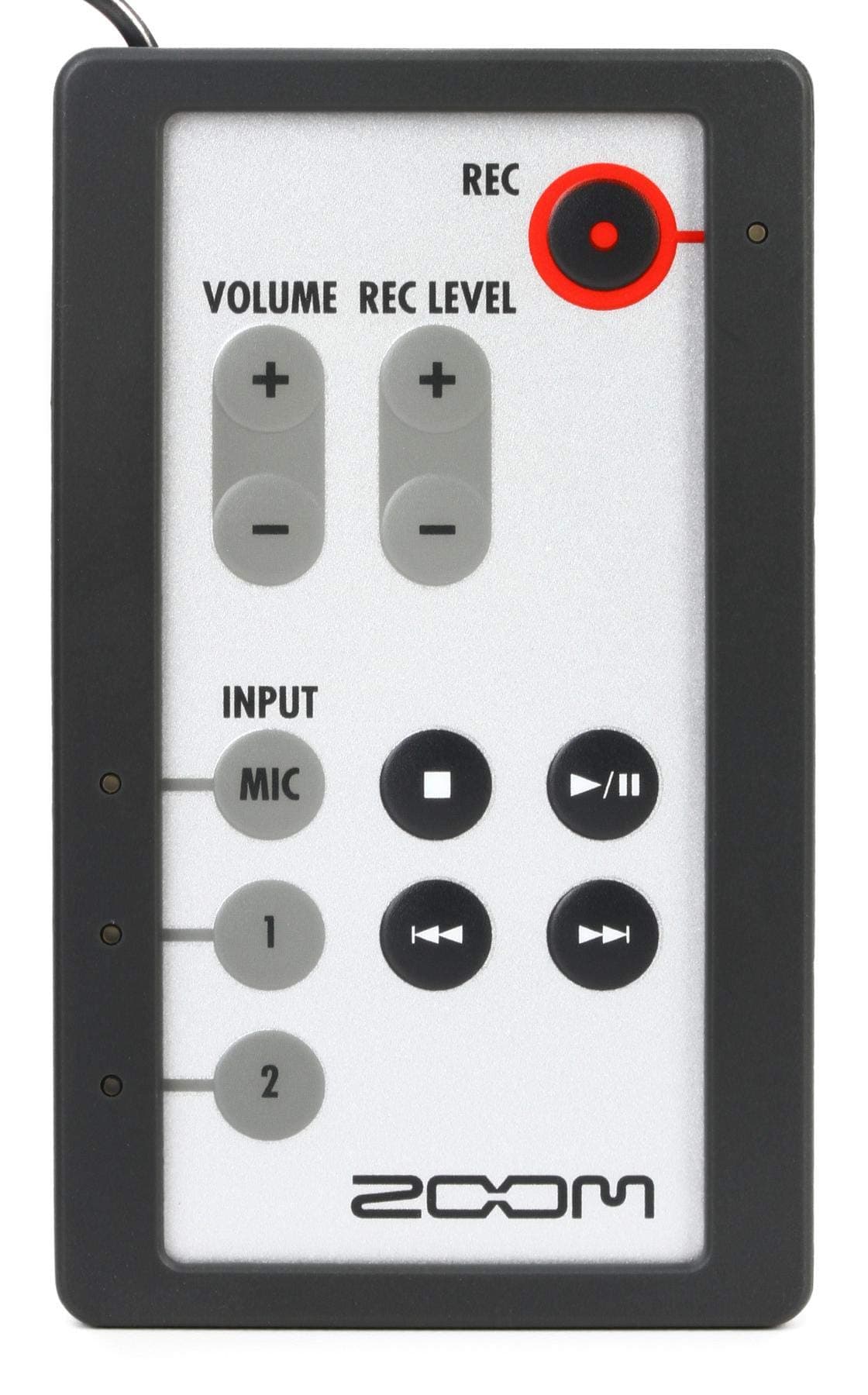 Zoom RC4 Remote Control with Extension Cable, Designed for Use With H4n, H4n Pro, H4n Pro All Black to Control Volume, Record Level, Input Source, and Transport Functions