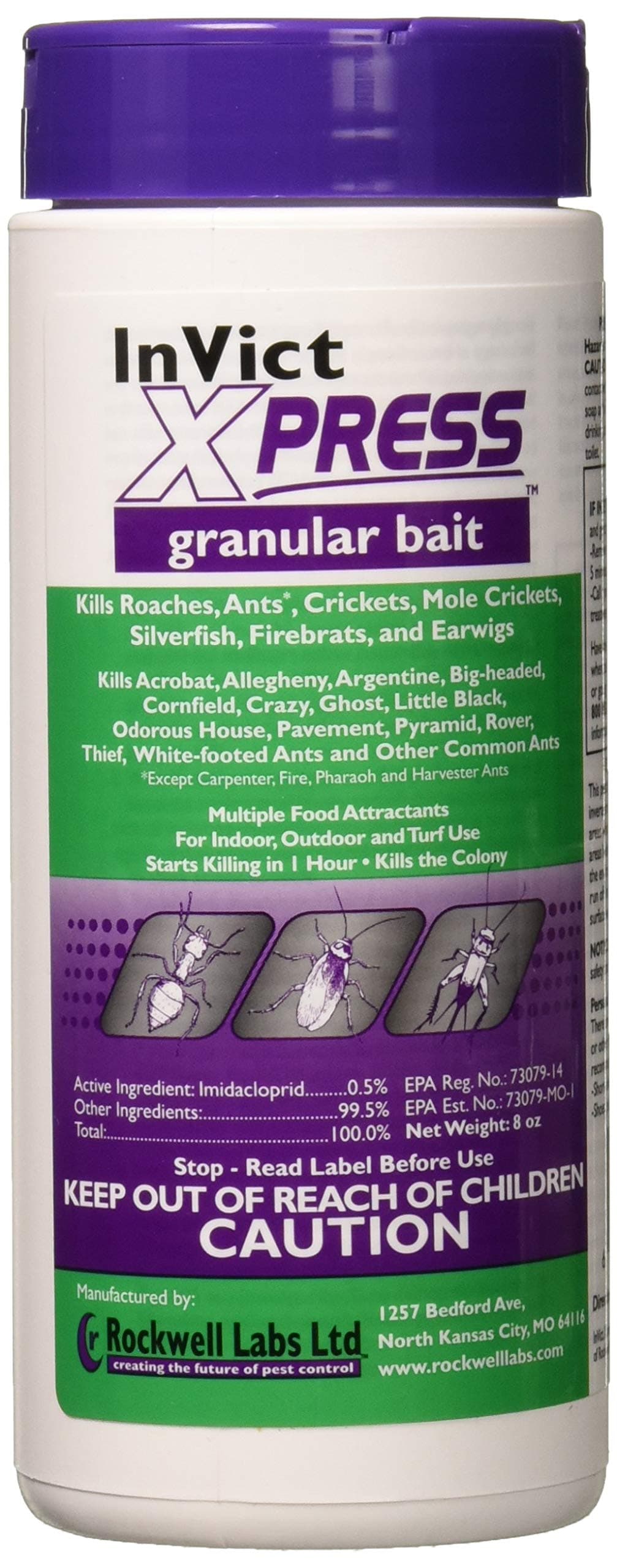 InVict Xpress Granular Bait Rockwell Labs Insect Control