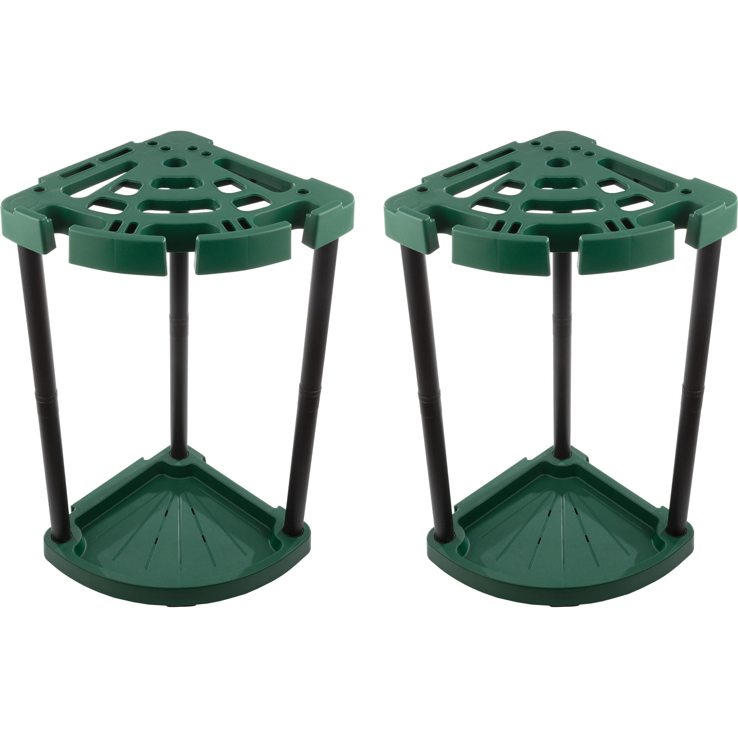 Tool Organizer 2-Pack - Garage Storage Rack - Organize Up to 48 Yard Tools - Corner Rack for Home or Shed - Easy to Assemble Utility Racks by Stalwart