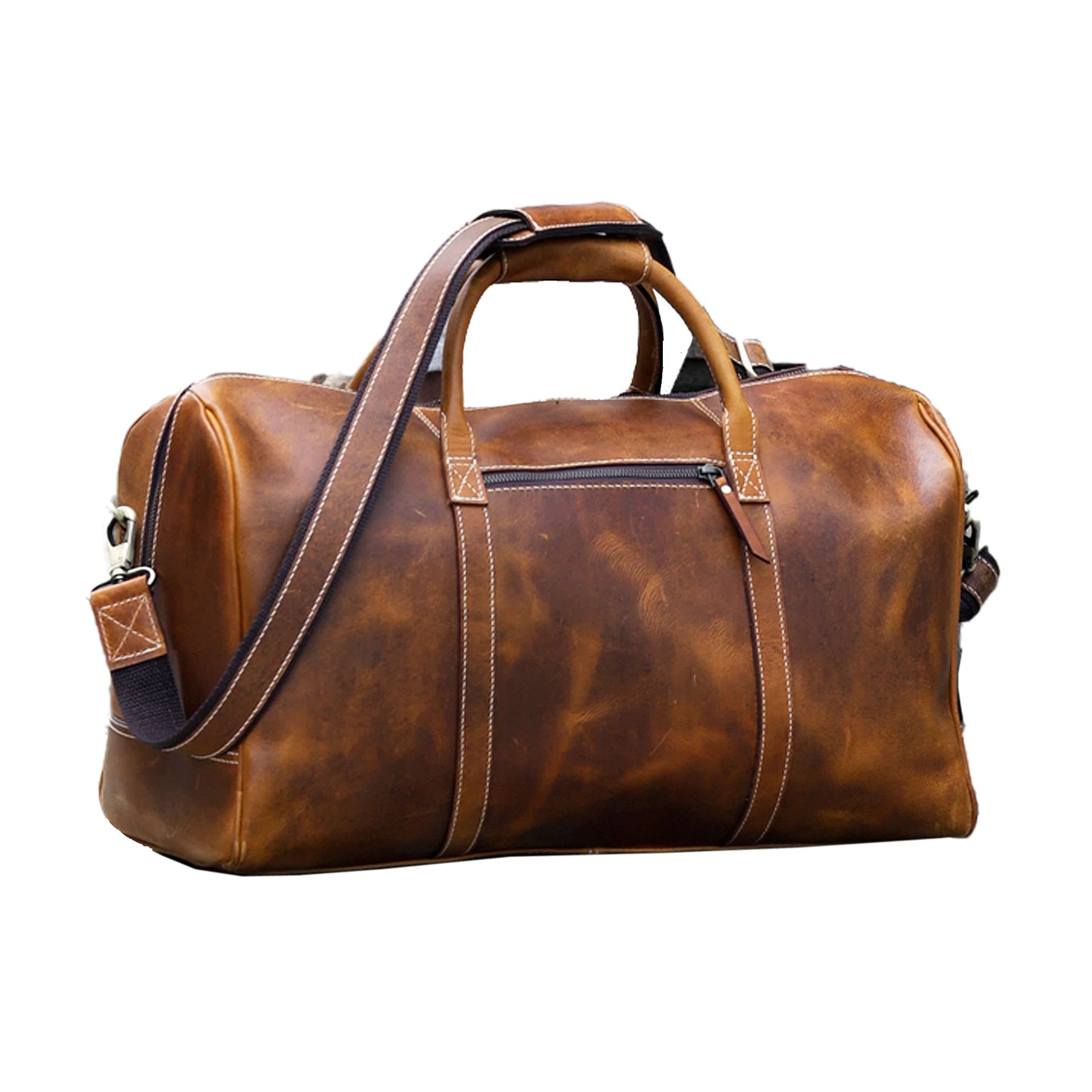 Leather 21 inch Duffel