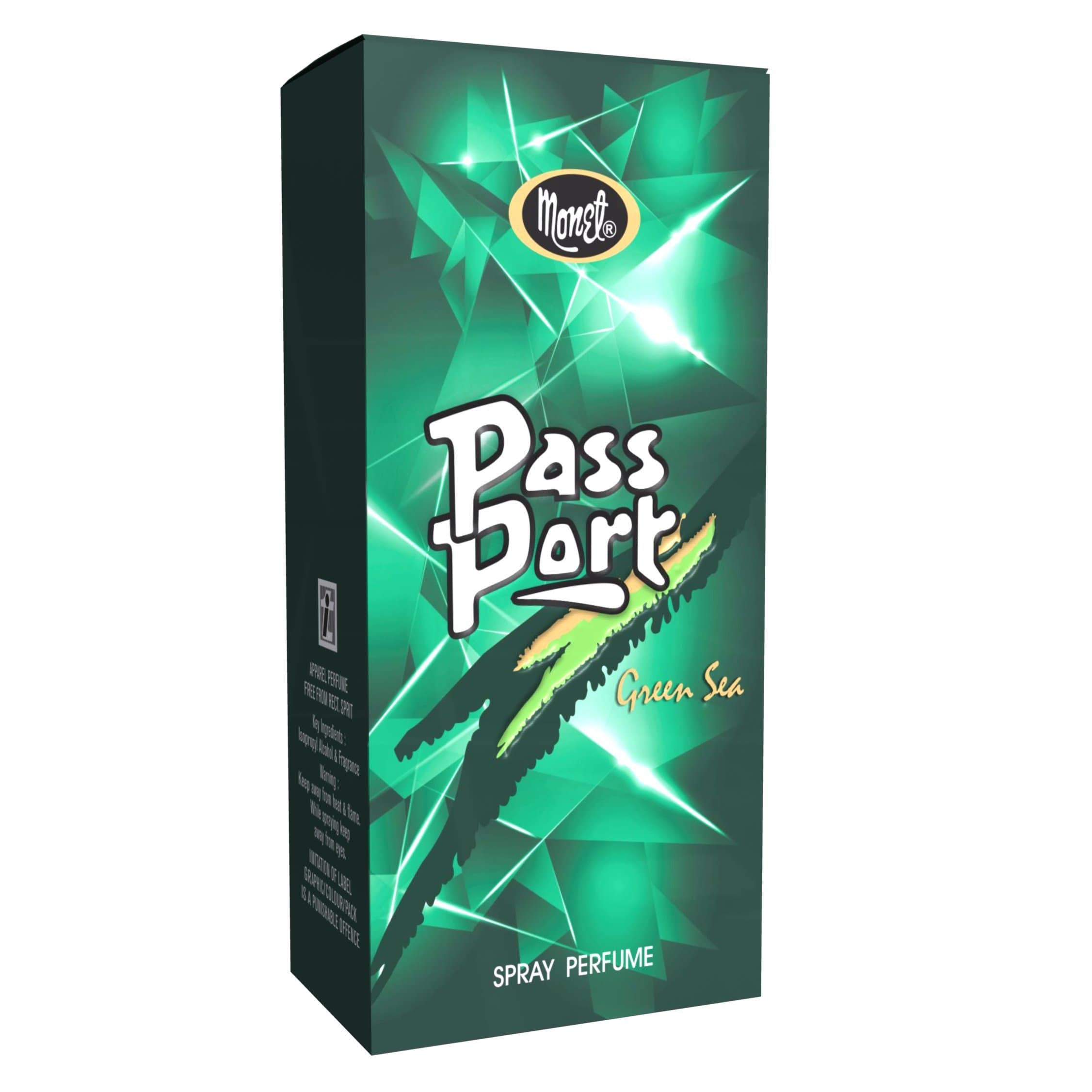 Monet Passport Spray Green Sea Perfume