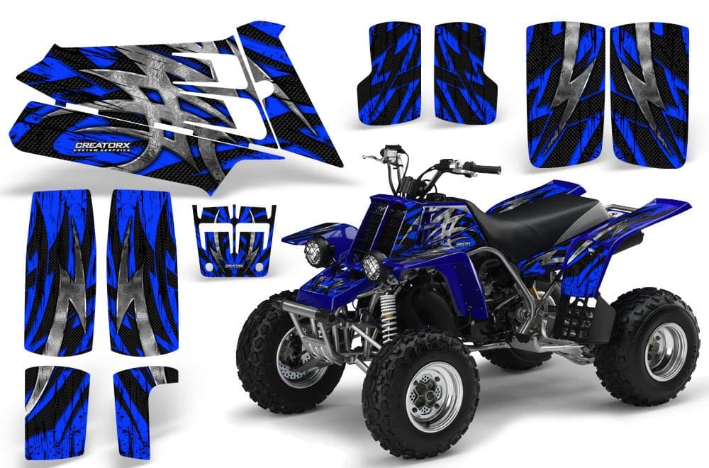 Graphics Kit Decals Stickers for Yamaha Banshee 350 Bolt Thrower Blue