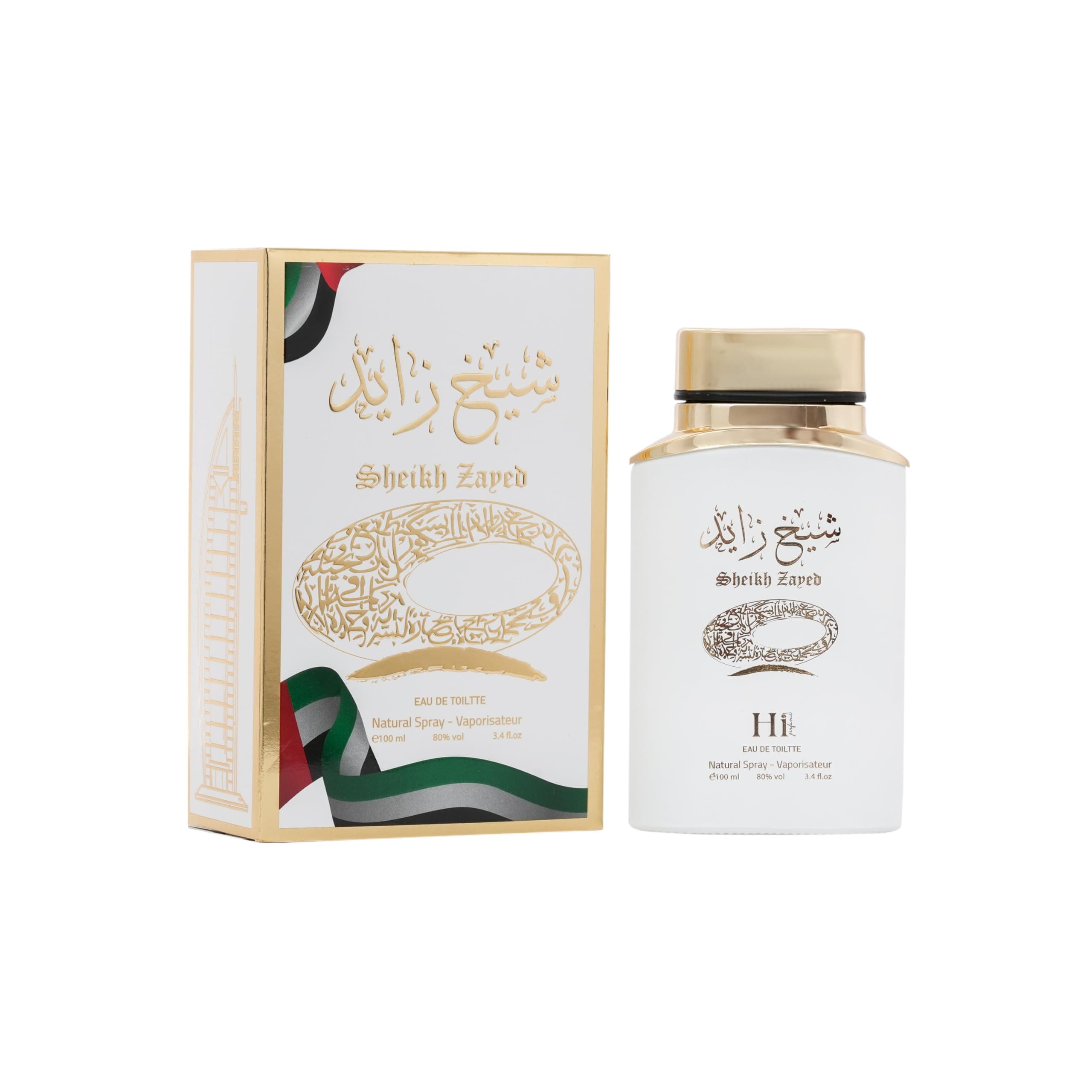 HI PERFUME SHEIKH ZAYED for Men 100ml WHITE