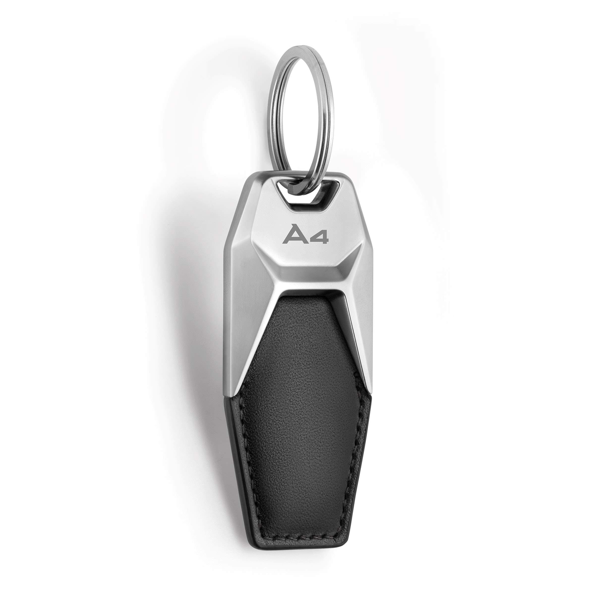 3181900604 Audi A4 Leather Keyring Black/Silver