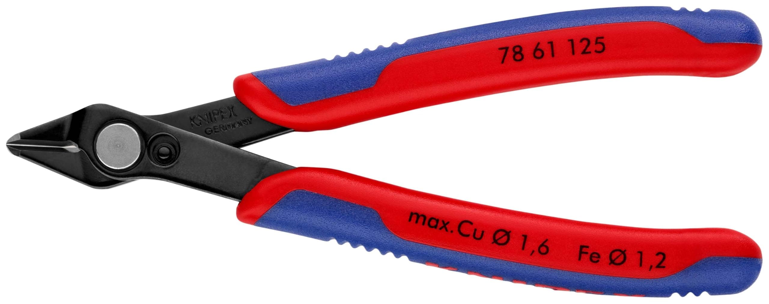 Knipex Tools Burnished Electronic Super Knips, 125 Mm, 78 61 125, 6 Pieces