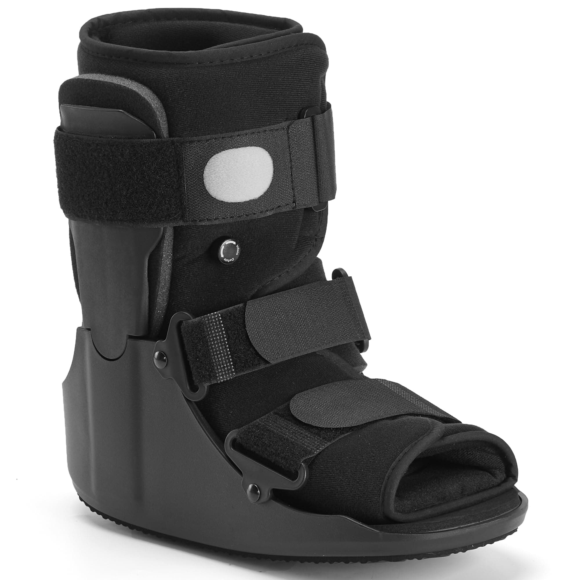 Air Walking Boot for Broken Foot Recovery Walking Boot for Sprained Ankle with Adjustable Air Cushion, Lightweight Design, and Anti-Slip Sole L