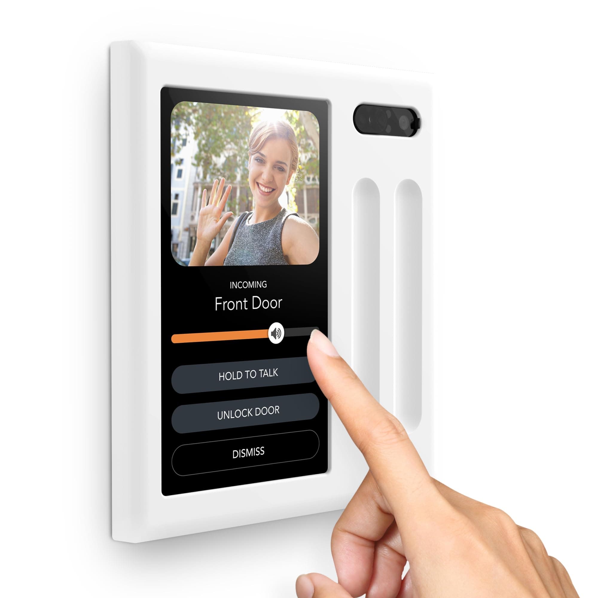 Brilliant Smart Home Control (2-Switch Panel) — Alexa Built-In & Compatible with Ring, Sonos, Hue, Google Nest, Wemo, SmartThings, Apple HomeKit — In-Wall Touchscreen Control for Lights, Music, & More