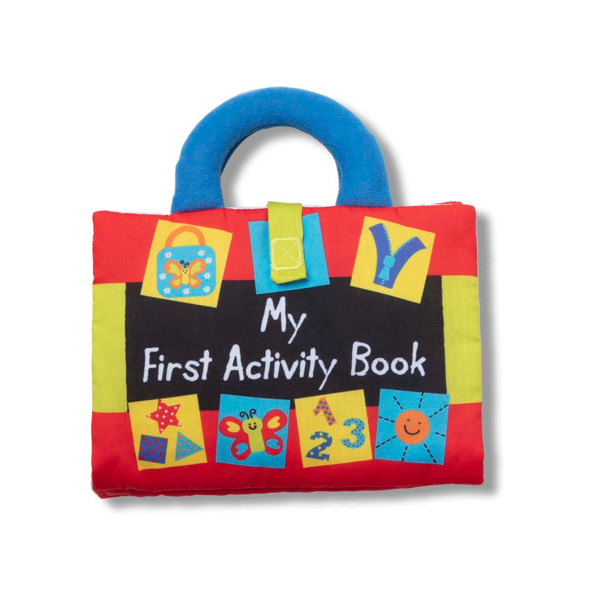 Melissa & Doug K’s Kids My First Activity Book 8-Page Soft Book for Babies and Toddlers