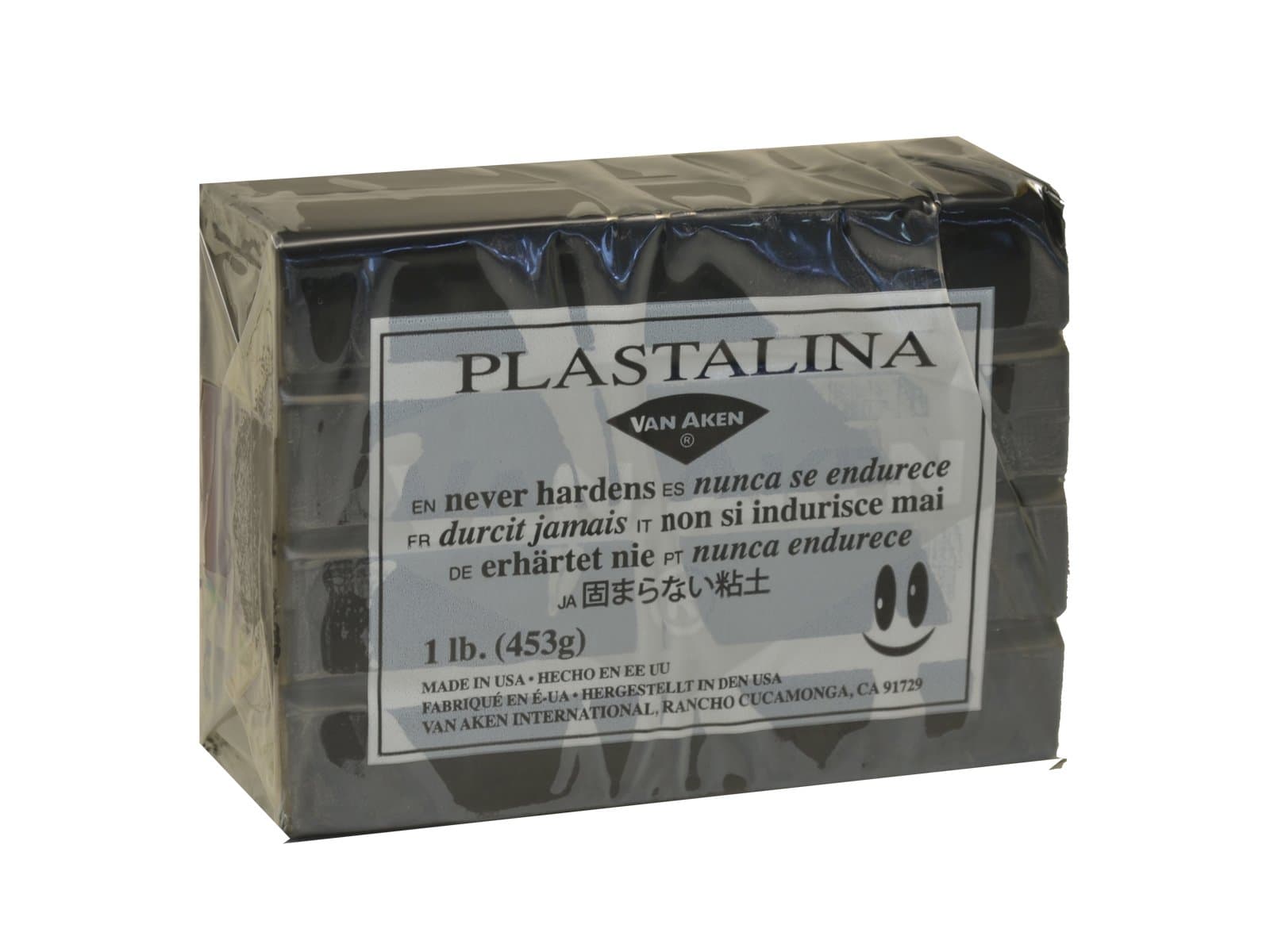 Plastalina Modeling Clay Black 1lb