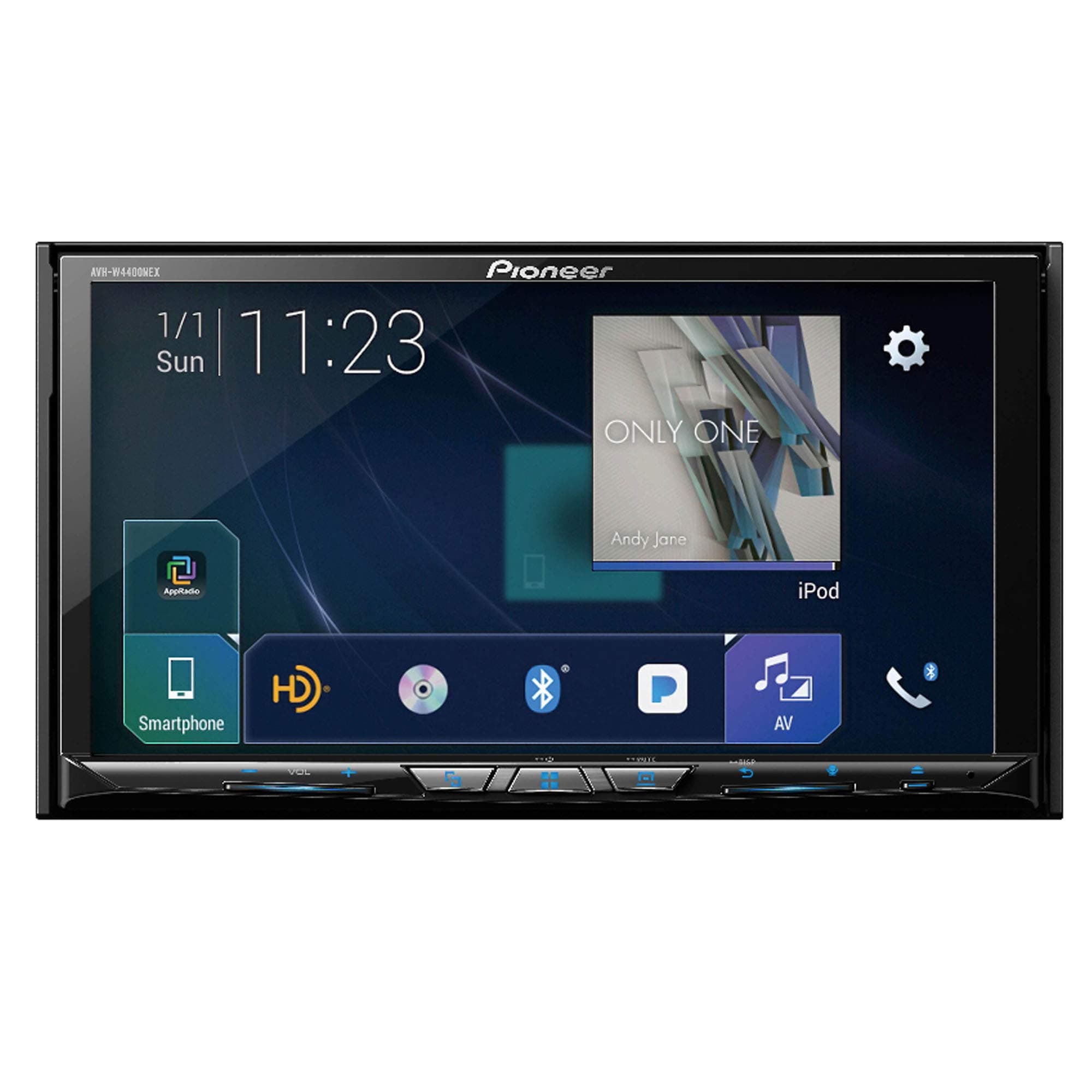AVH-W4400NEX 2-DIN Car In-Dash DVD CD Bluetooth Receiver 7" Touchscreen
