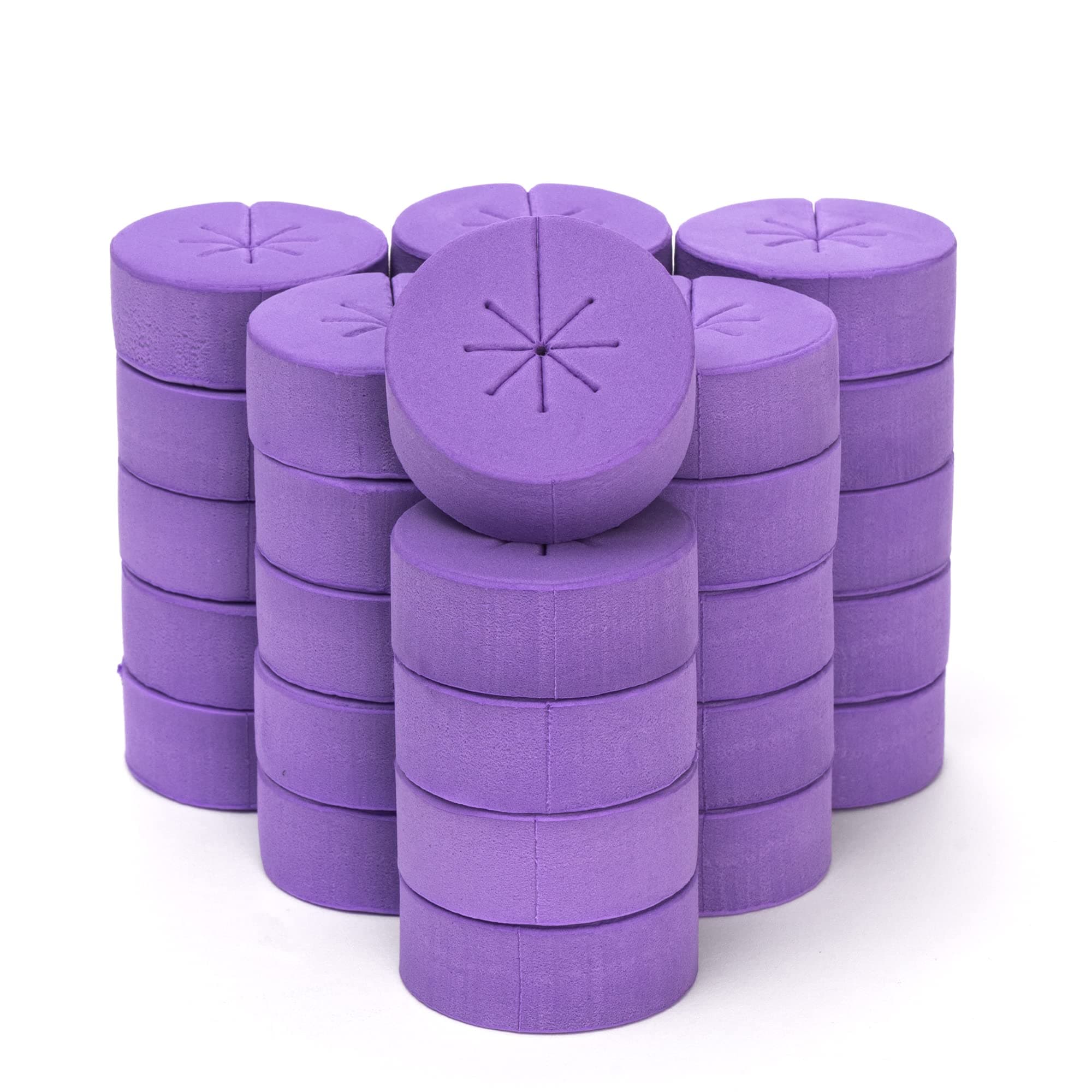 xGarden Neoprene Clone Collars - 30 Pack Cloning Collars, 2" Inch, Purple - DIY Foam Cloner Inserts for Net Pots, Hydroponics, Aeroponics