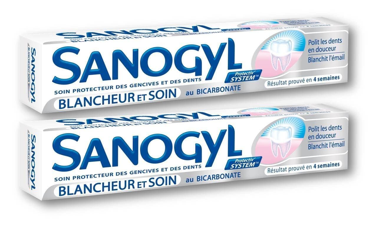 Sanogyl Blancheur et Soin Toothpaste - 2 Tubes