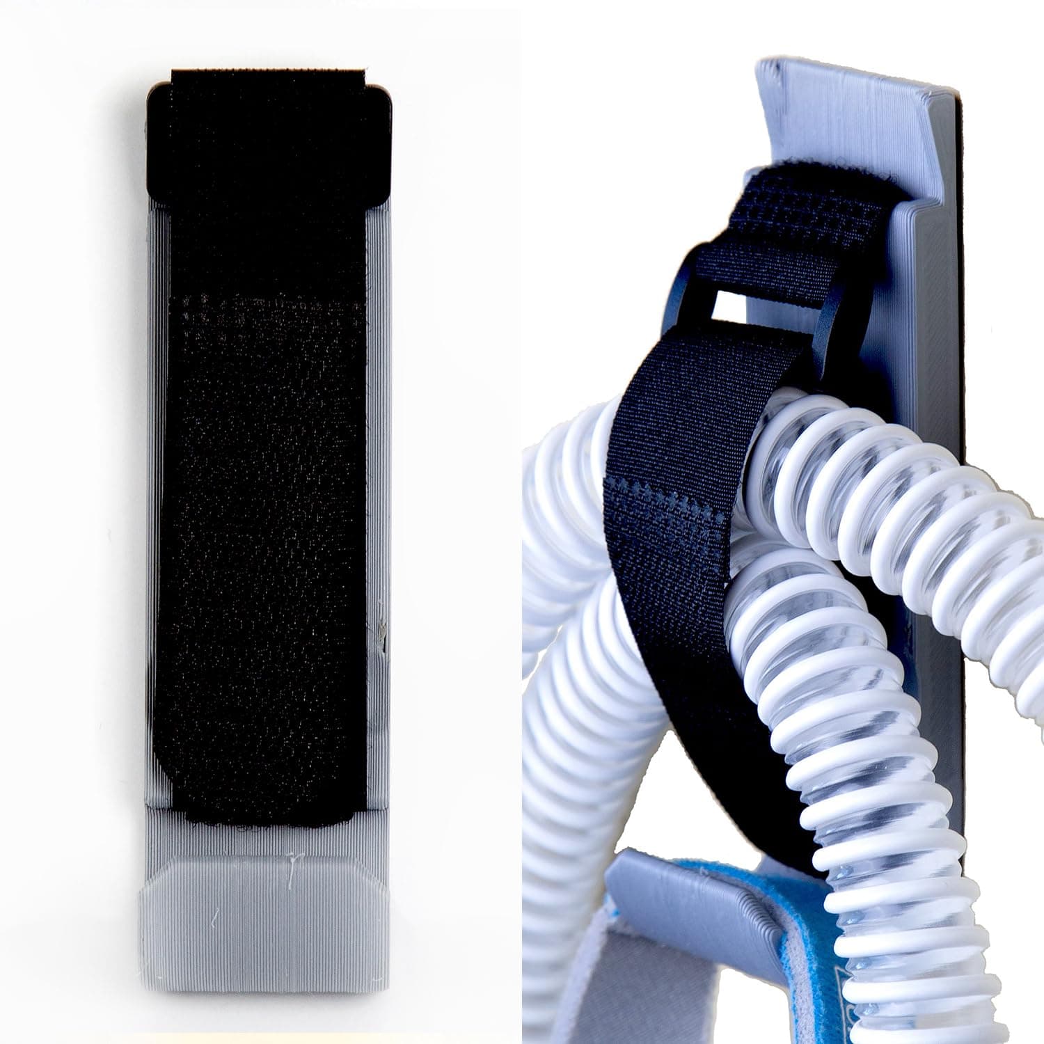 Solutions CPAP Hose Holder - Tangle-Free Design for Bed & Headboard, Perfect for CPAP Machines, Doubles as Mask Holder, Sturdy CPAP Hanger, Ideal for Home & Travel, Grey