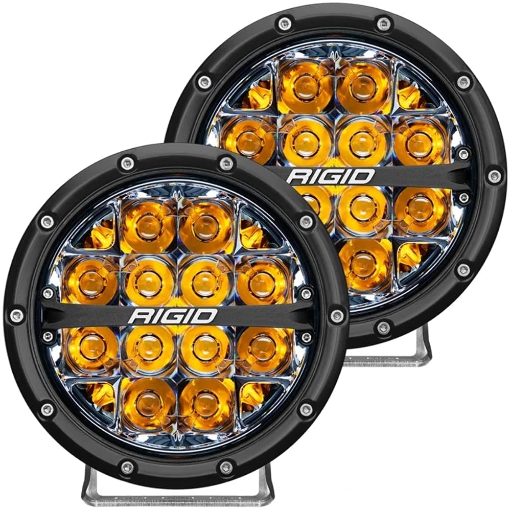 Rigid Industries 360, 6", Spot, Amber