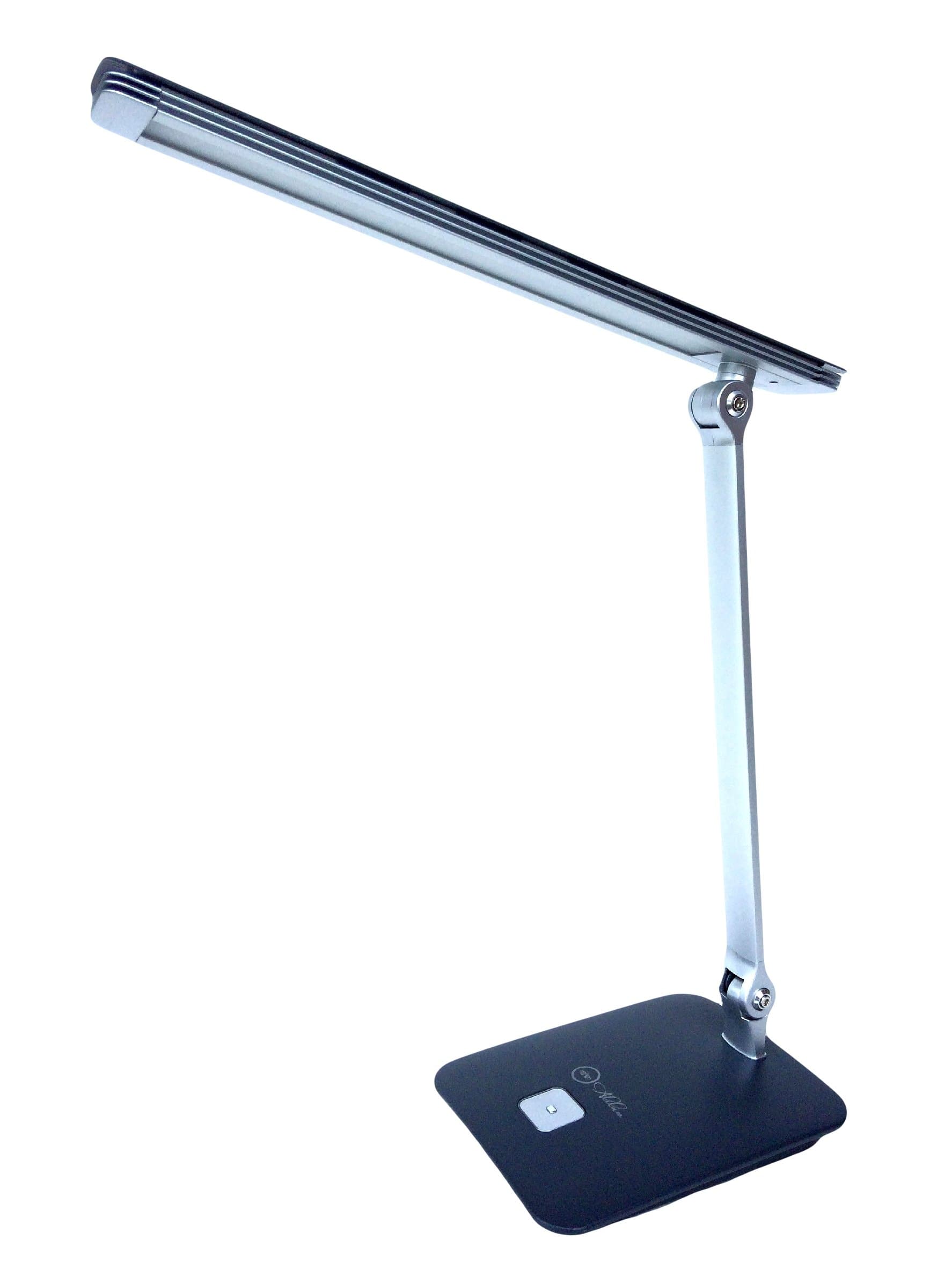 LED Desk Lamp, 3 Level Dimmer Switch, Silver/black
