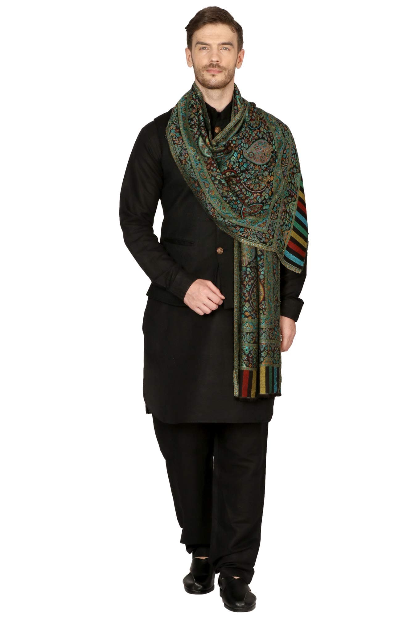 Pashtush Mens fine Soft Ethnic Stole