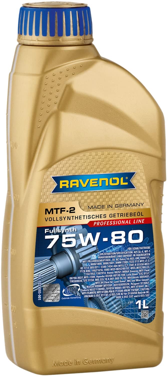 MTF 2 SAE 75 W/80 API GL4/GL5 Vollsynthetisches Gearbox Oil, 1 Litre