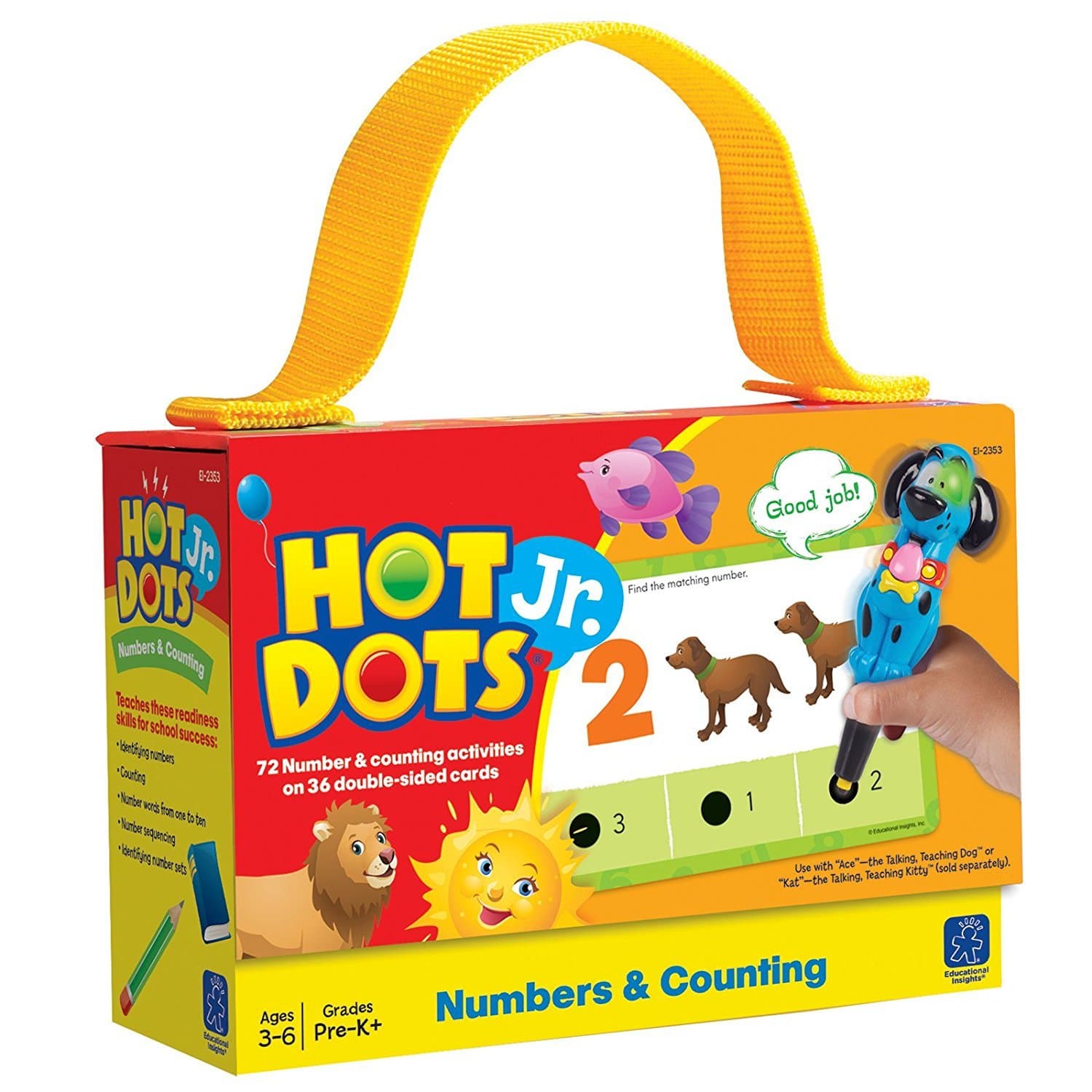 Learning Resources Hot Dots® Jr. Cards: Numbers & Counting Card Set