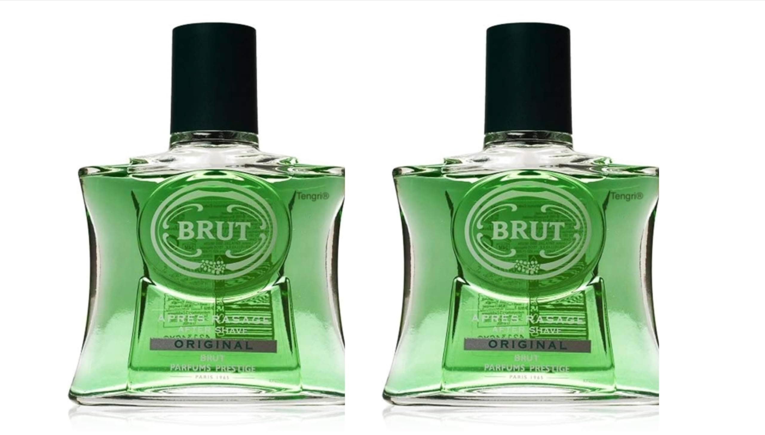 2 X Brut Aftershave Original 100ml Boxed