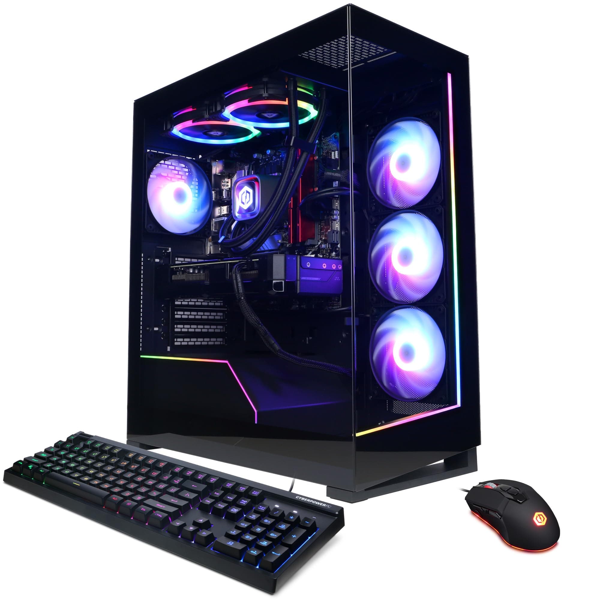 Gamer Xtreme VR Liquid Cool Gaming PC, Intel Core i7-14700KF 3.4GHz, GeForce RTX 4070 Super 12GB, 32GB DDR5, 2TB PCIe Gen4 SSD, WiFi Ready & Windows 11 Home (GXiVR8760A4)