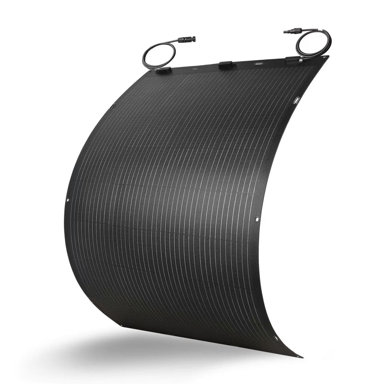 200 Watt Flexible Solar Panel Charger Flex Up to 260°, 200W Ultra Thin Lightweight Solar Panel 23% High Efficiency IP67 Waterproof for Marine RV Cabin Van Car Uneven Surfaces