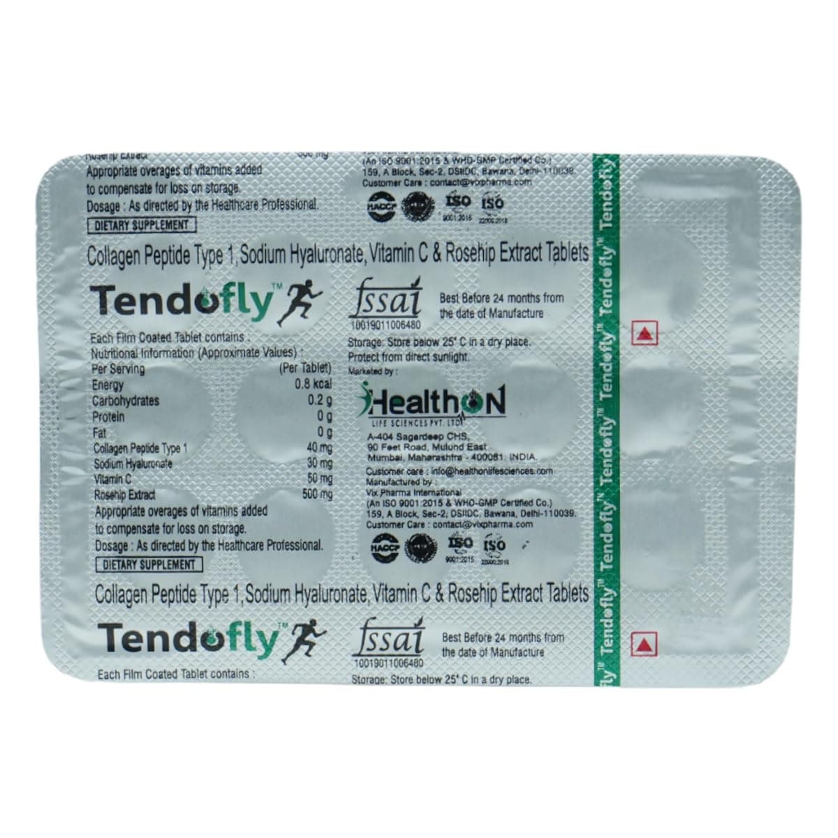Tendofly - Strip of 15 Tablets
