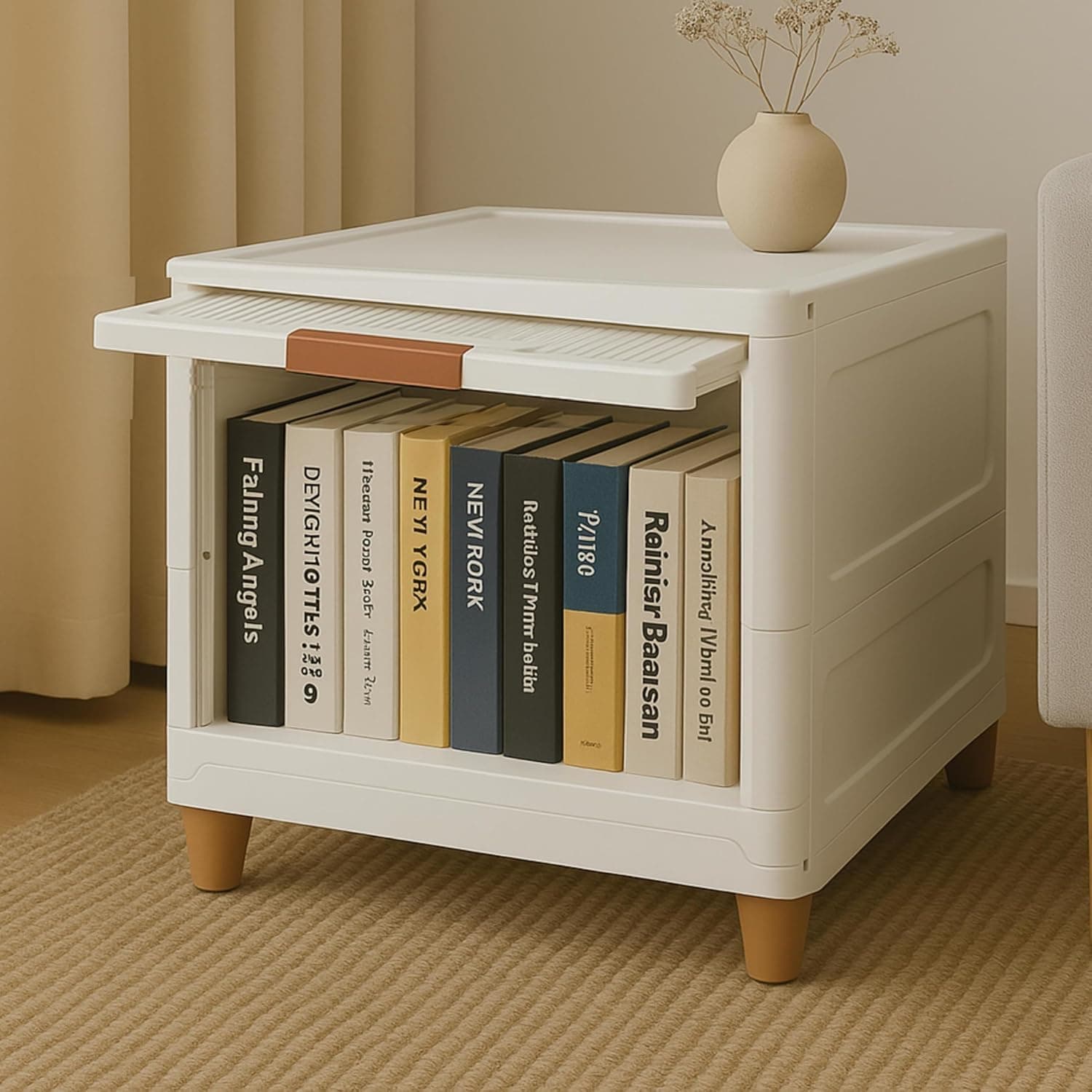 Cupboard for Storage/Durable Storage Cabinet/Cupboard for Home/Office Cabinets/Cupboards/Bookcases/Cupboards/Drawers/File Cabinets (Cupboards- 1 Door (White), 1PCS)