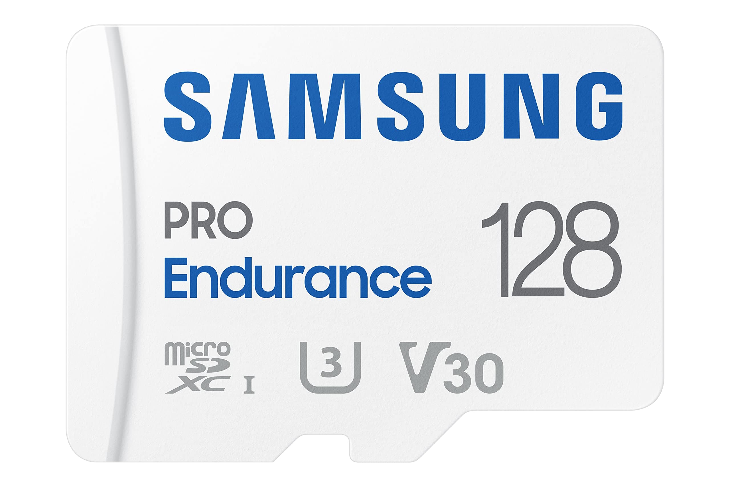 PRO Endurance 128GB MicroSDXC Memory Card with Adapter for Dash Cam, Body Cam, and Security Camera – Class 10, U3, V30 (MB-MJ128KA/AM)