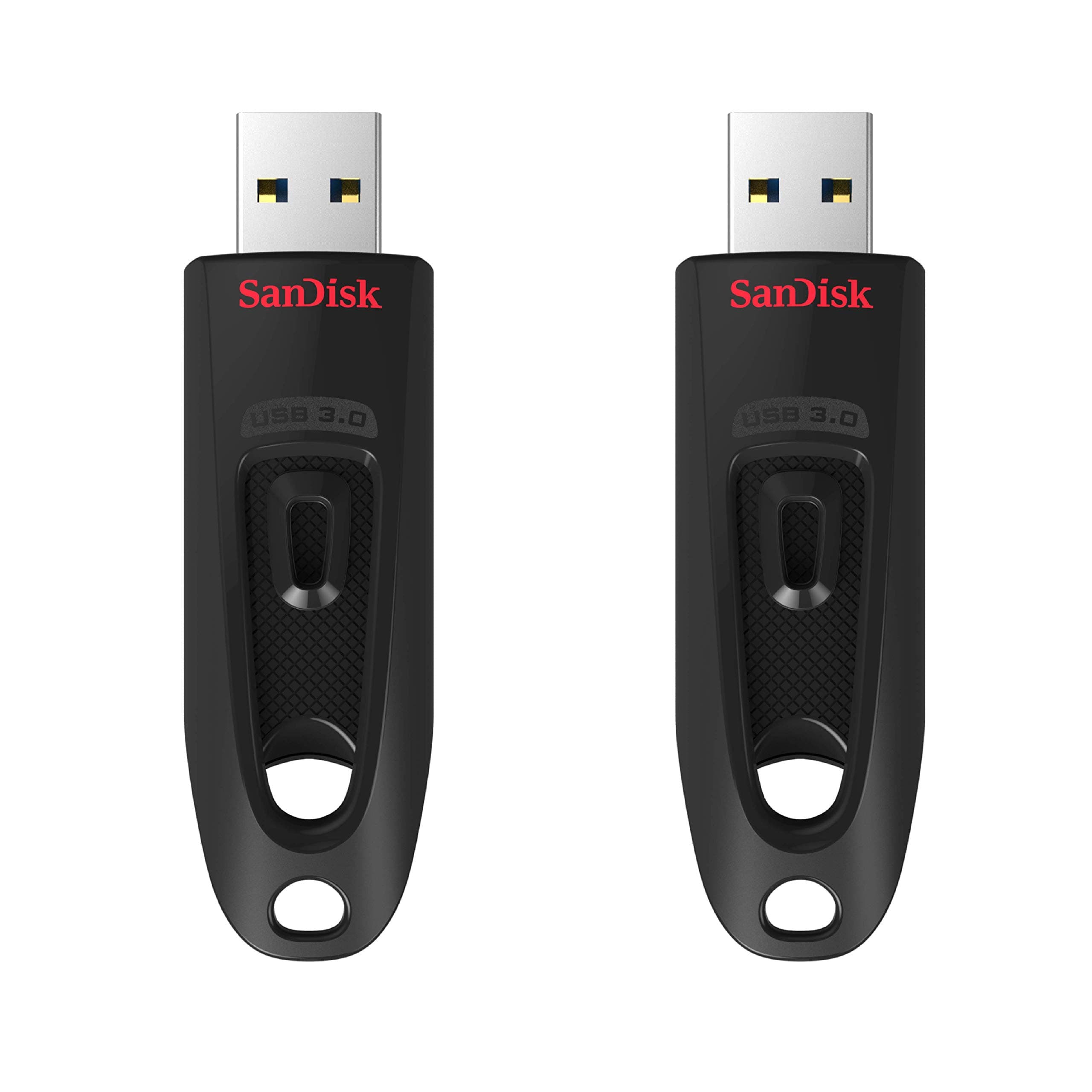 64GB 2-Pack Ultra USB 3.0 Flash Drive (2x64GB) - SDCZ48-064G-GAM462, Black