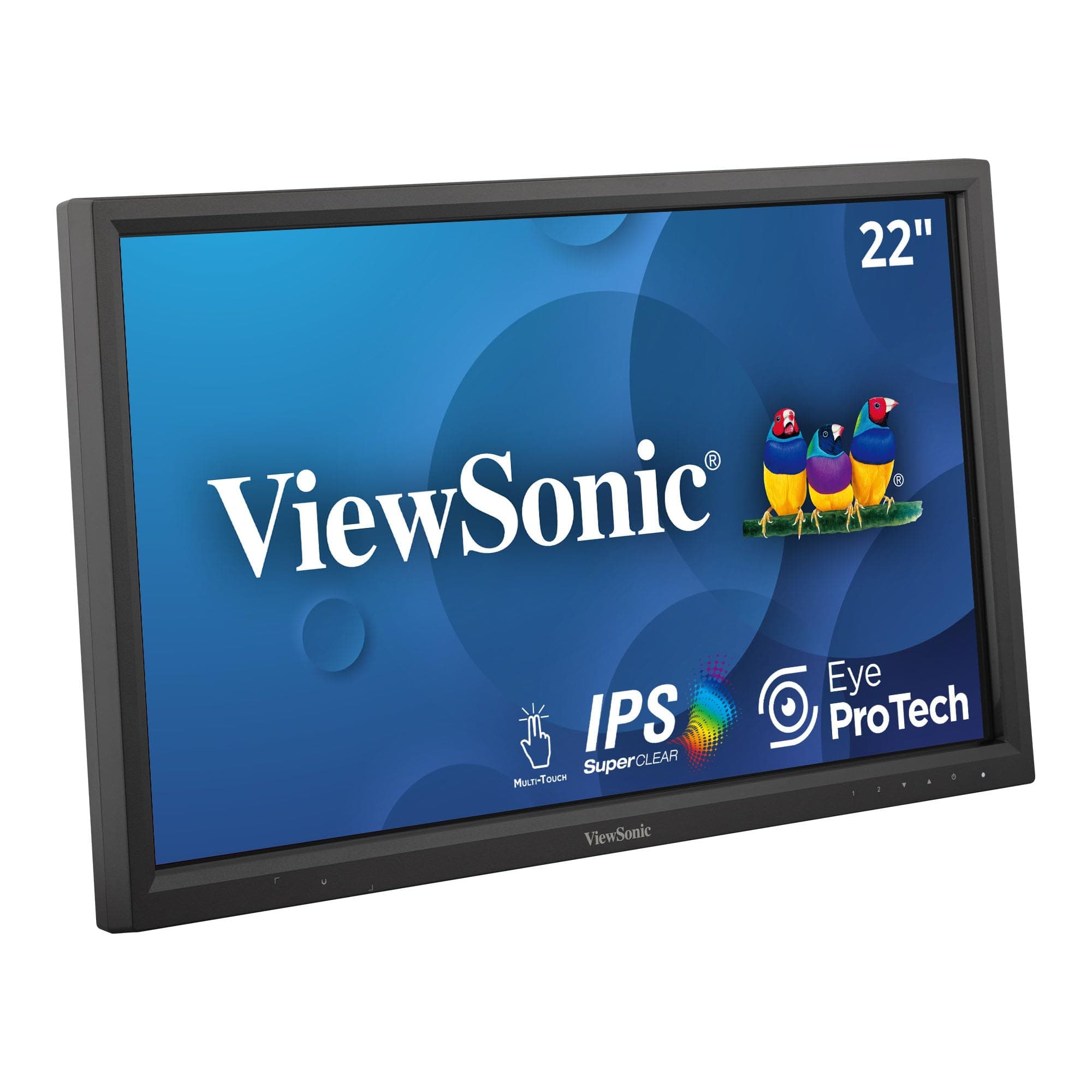 TD2223 22 Inch 1080p 10-Point Multi IR Touch Screen Monitor with Eye Care HDMI, VGA, DVI and USB Hub