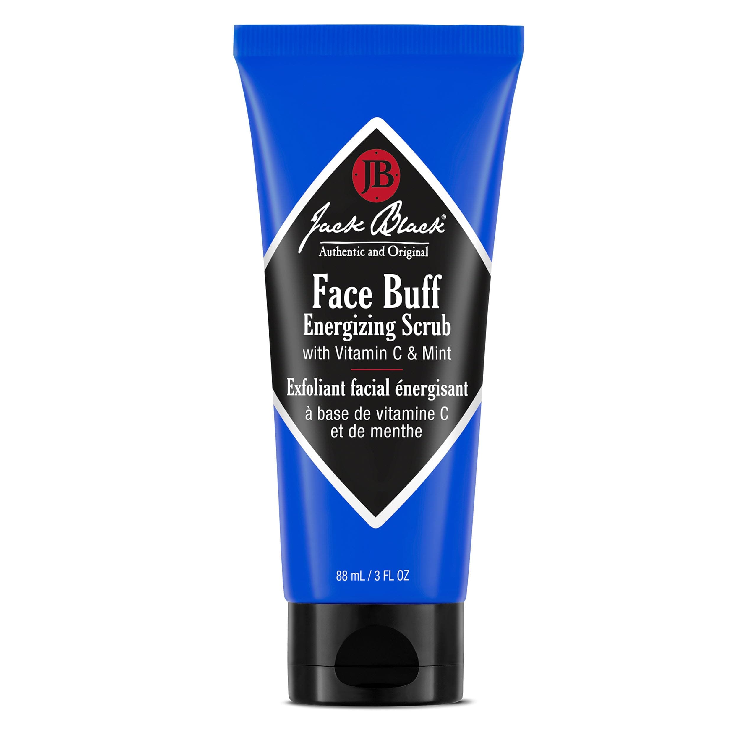 Face Buff Energizing Scrub - Mens Face Wash & Pre Shave Scrub, Face Cleanser for Men, Pre Shave for Men, Mens Facial Cleanser, Mens Face Scrub, Exfoliating Face Wash, Jack Black Face Scrub