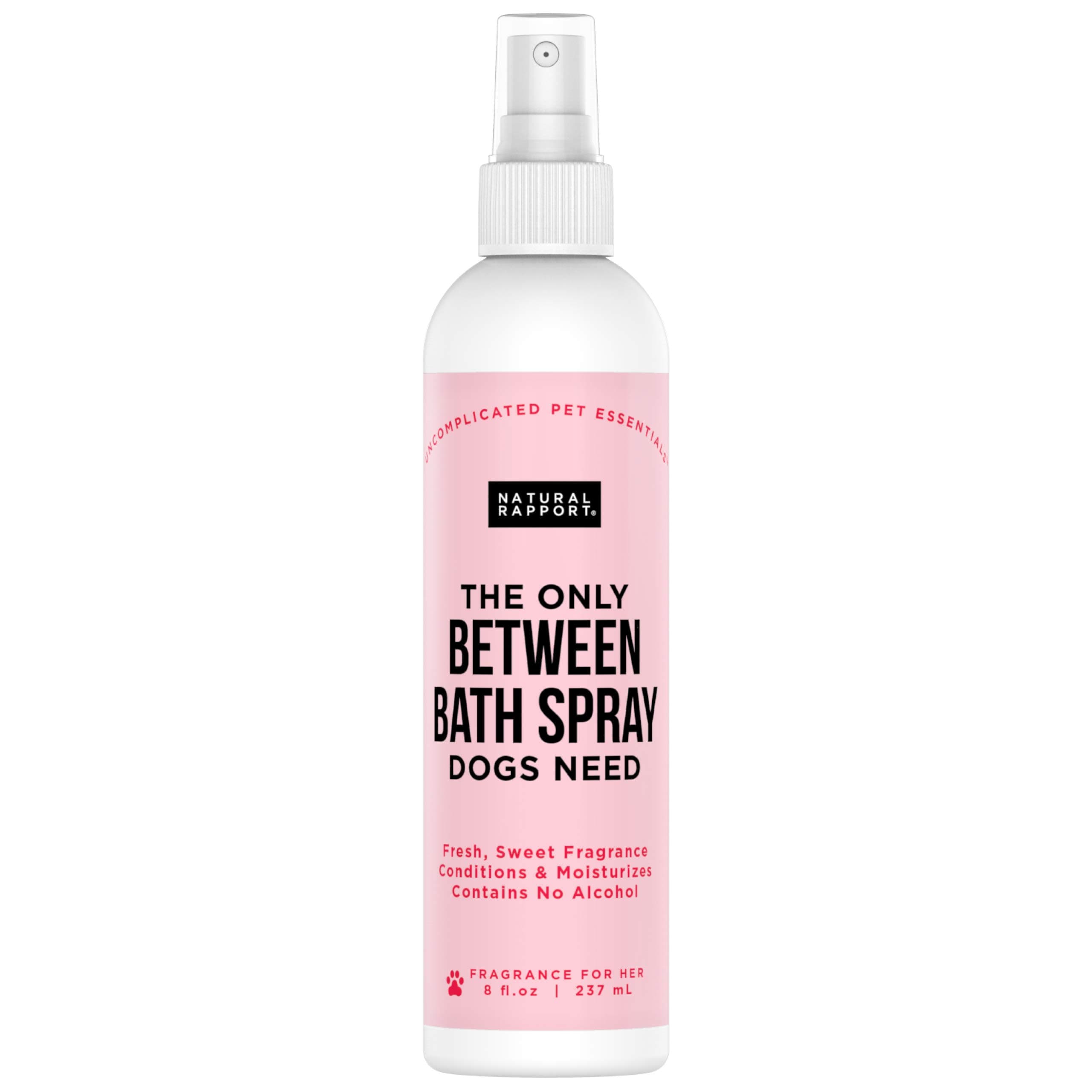 Natural Rapport Dog Deodorant Spray, The Only Between Bath Spray Dogs Need, Natural Cat and Dog Perfume Spray Eliminates Smelly Odours Between Baths (Female)