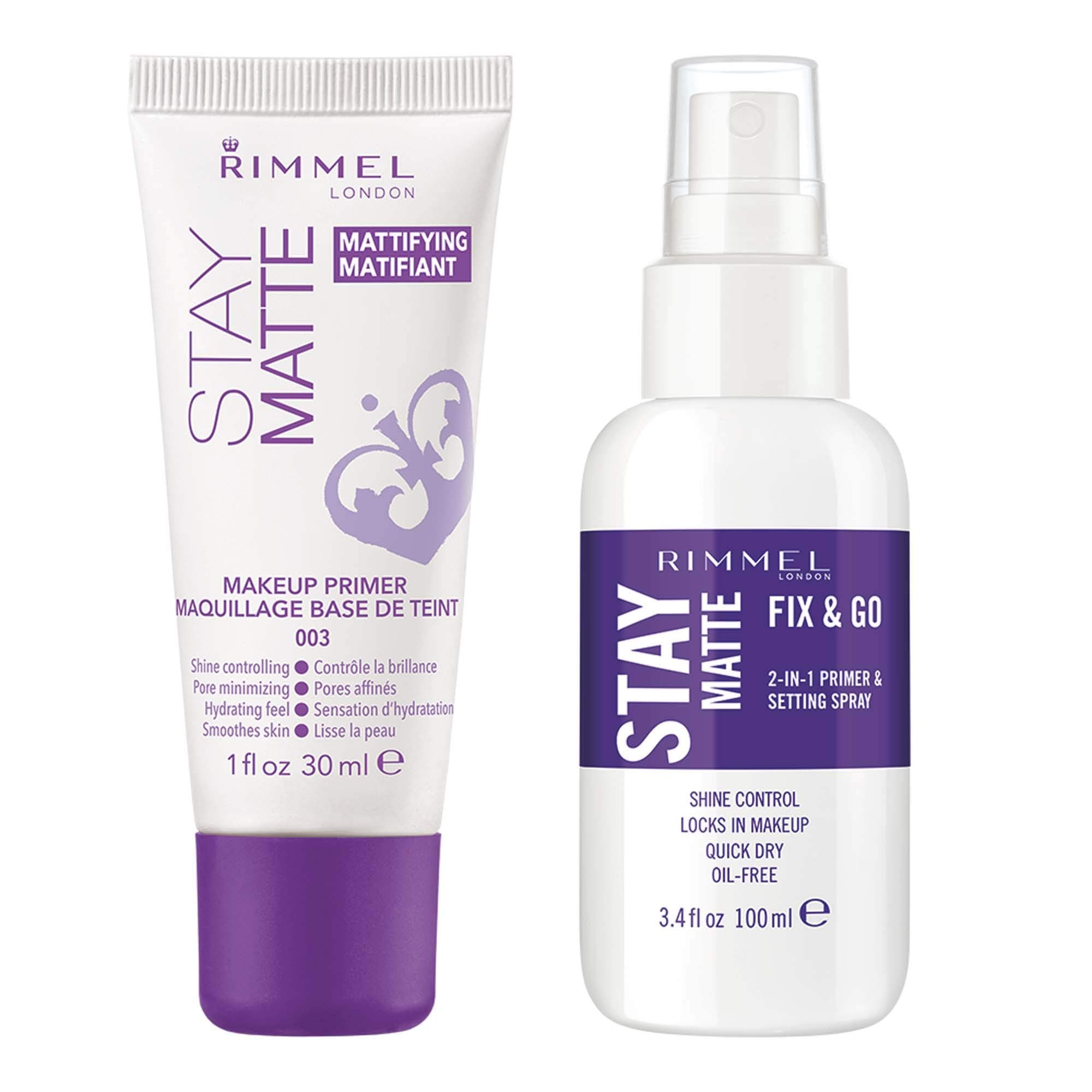 Stay Matte Primer and Stay Matte Setting Spray
